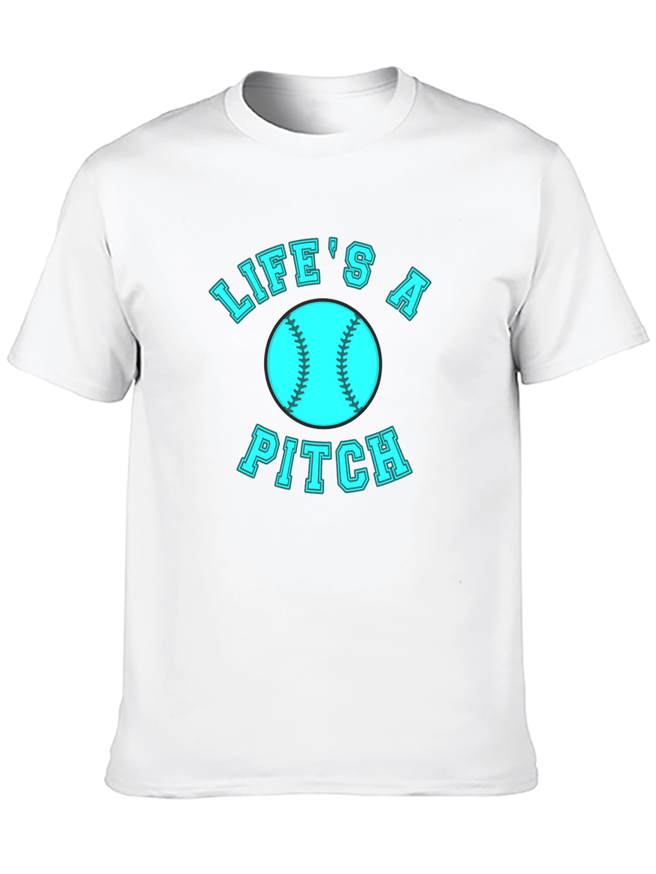 Lifes a Pitch Baseball T-Shirt