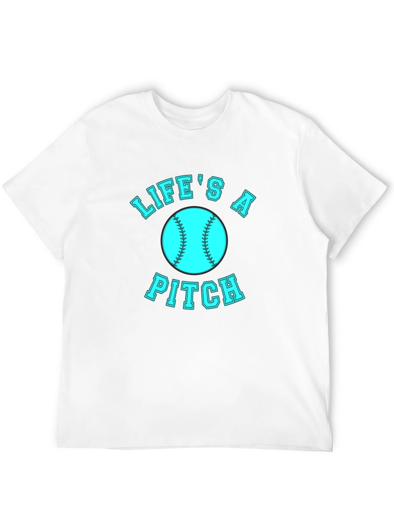 Lifes a Pitch Baseball T-Shirt