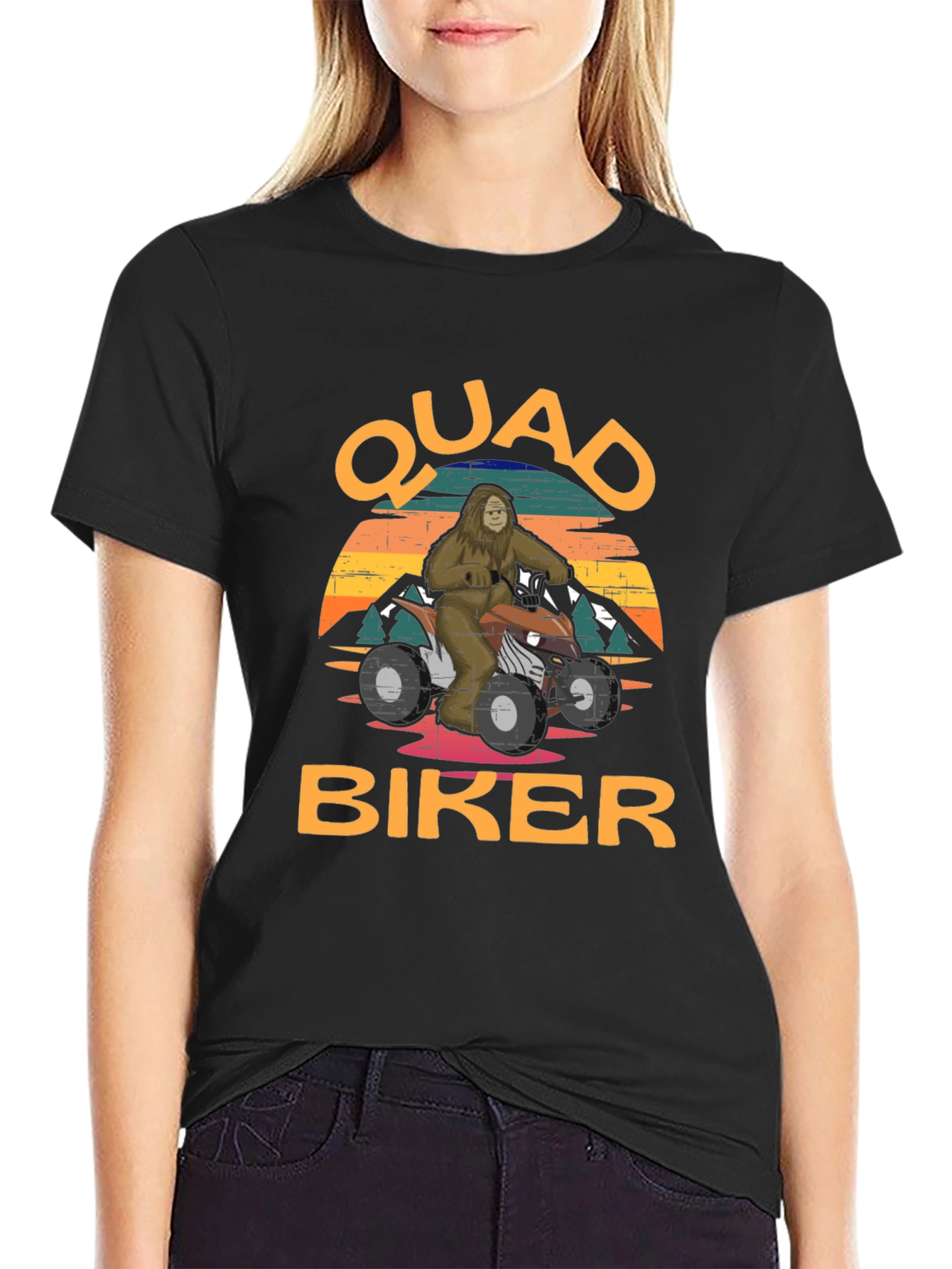 Quad Biker Bigfoot T-Shirt - Off Road Adventure