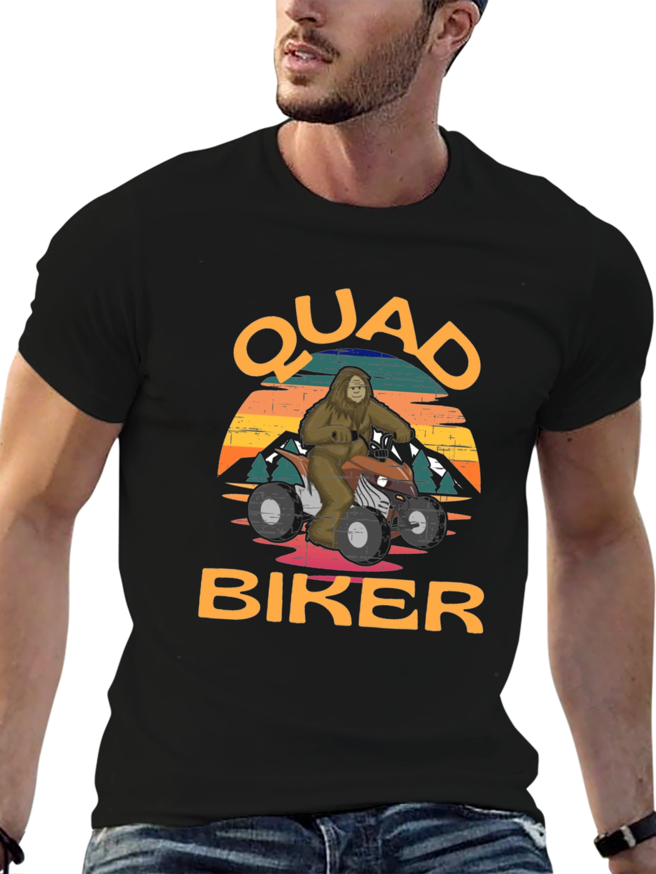 Quad Biker Bigfoot T-Shirt - Off Road Adventure
