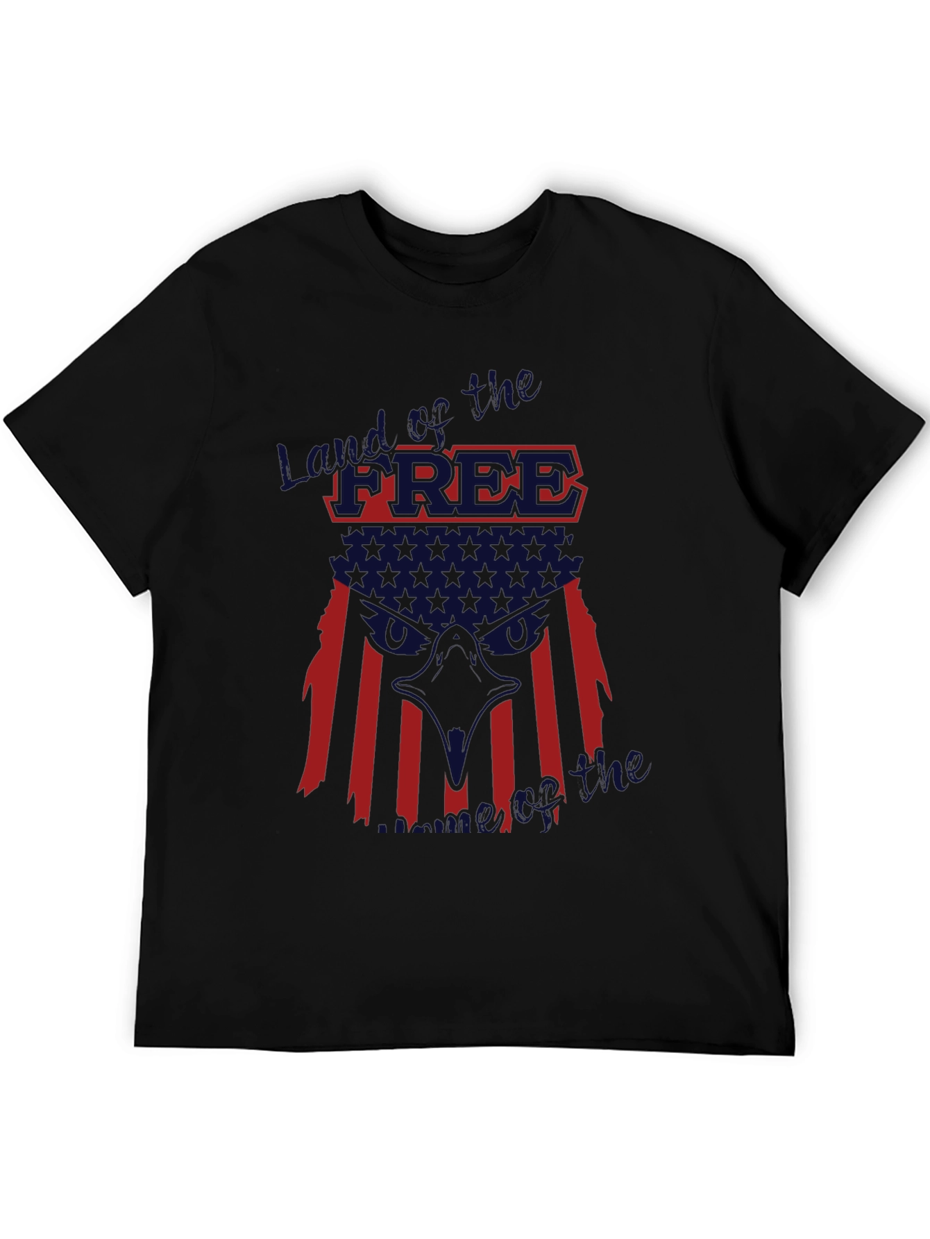 Land of the Free T-Shirt Patriotic USA Flag