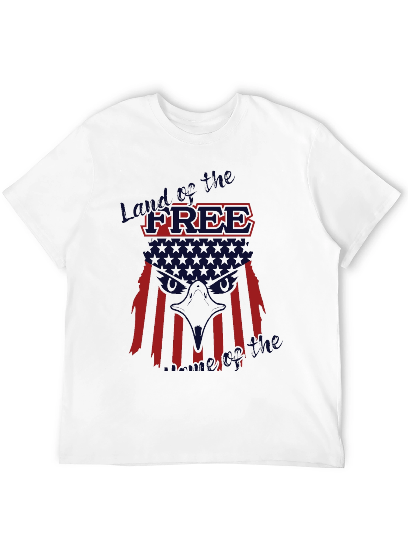 Land of the Free T-Shirt Patriotic USA Flag