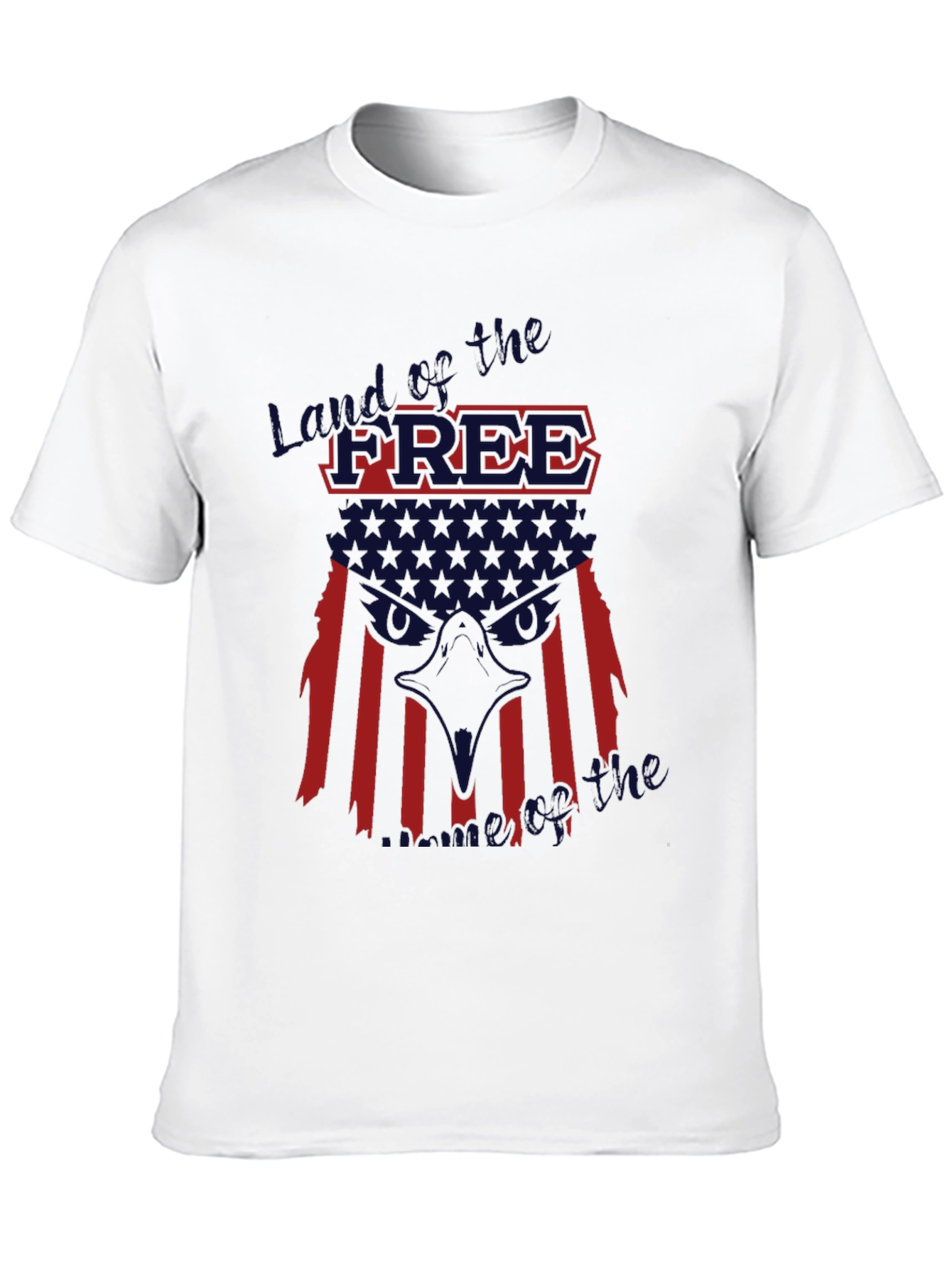 Land of the Free T-Shirt Patriotic USA Flag