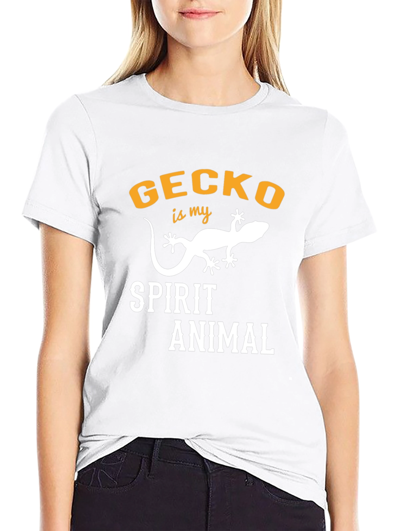 Gecko Spirit Animal Graphic T-Shirt