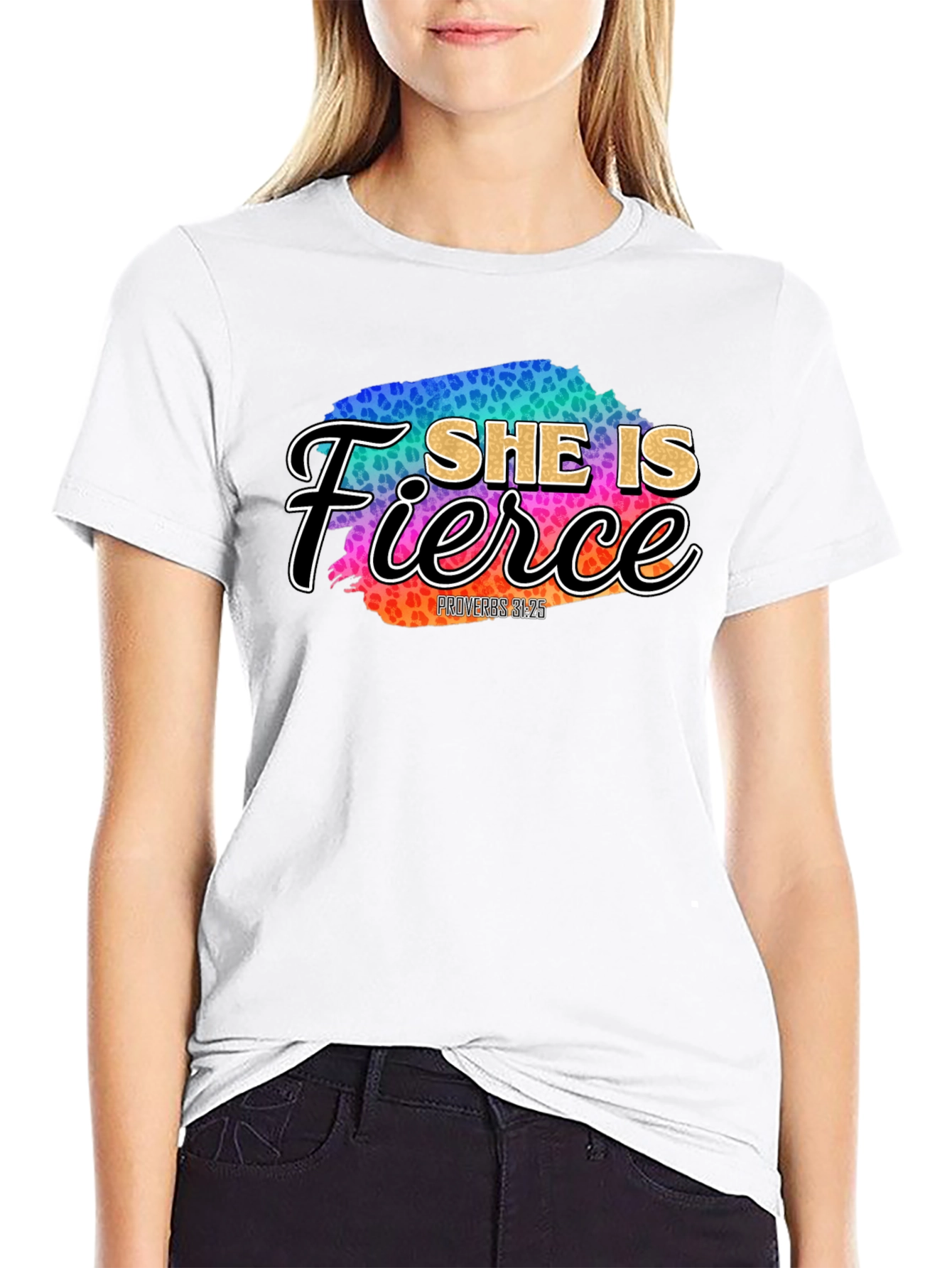 She Is Fierce Graphic T-Shirt