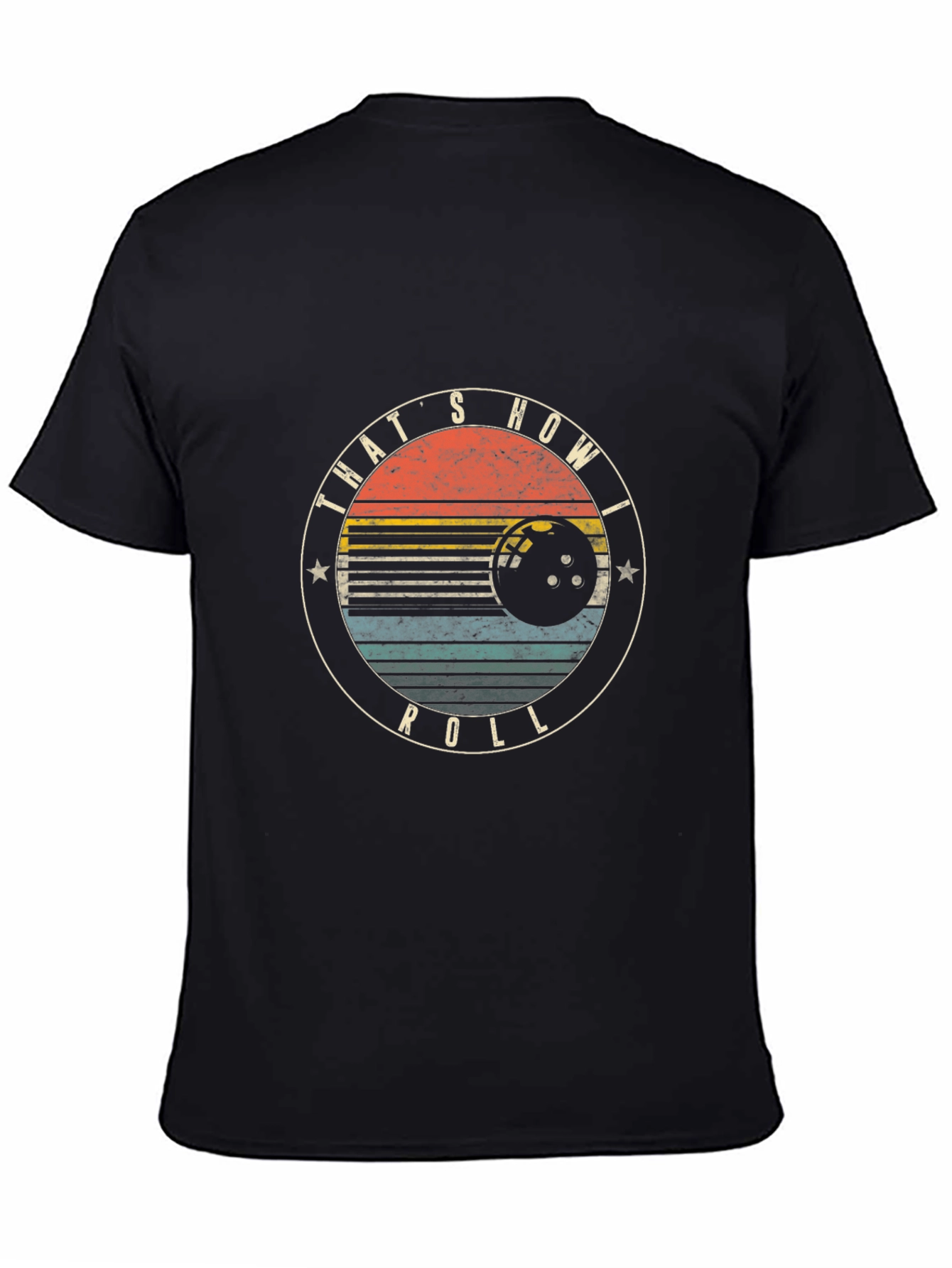 Thats How I Roll Bowling T-Shirt - Retro Design