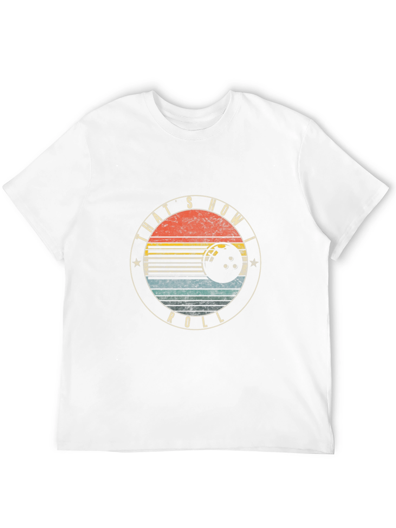 Thats How I Roll Bowling T-Shirt - Retro Design