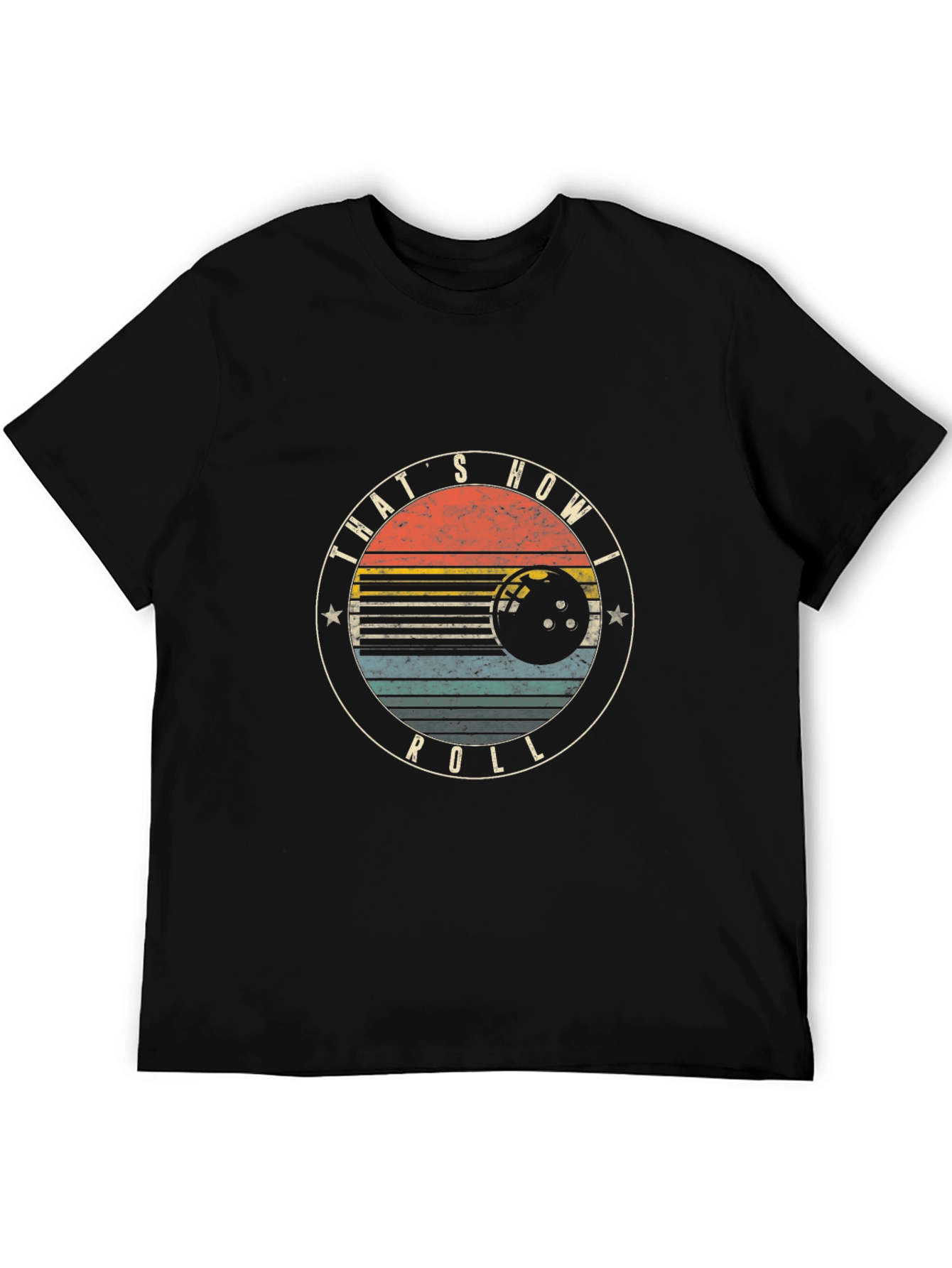 Thats How I Roll Bowling T-Shirt - Retro Design