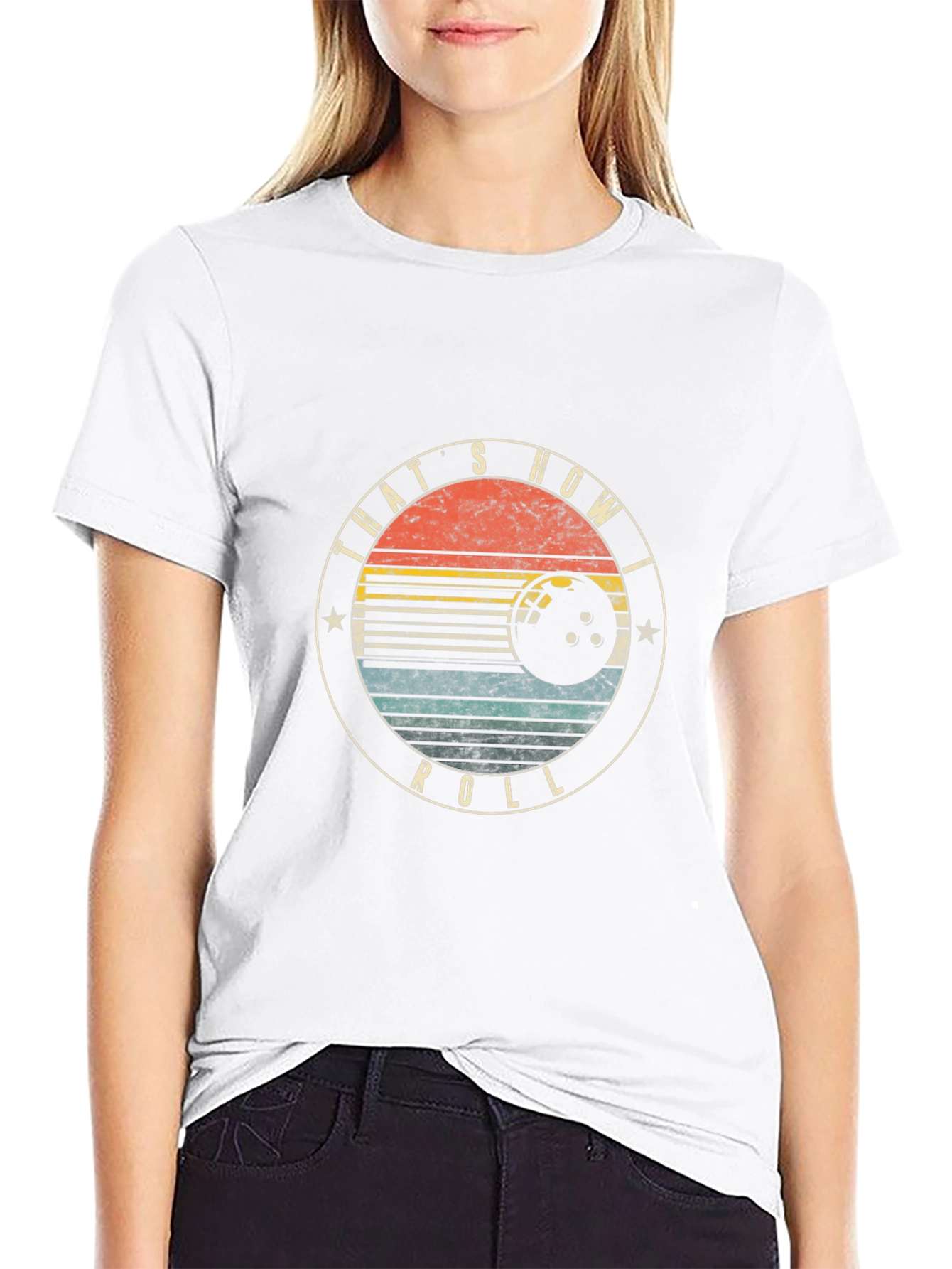 Thats How I Roll Bowling T-Shirt - Retro Design