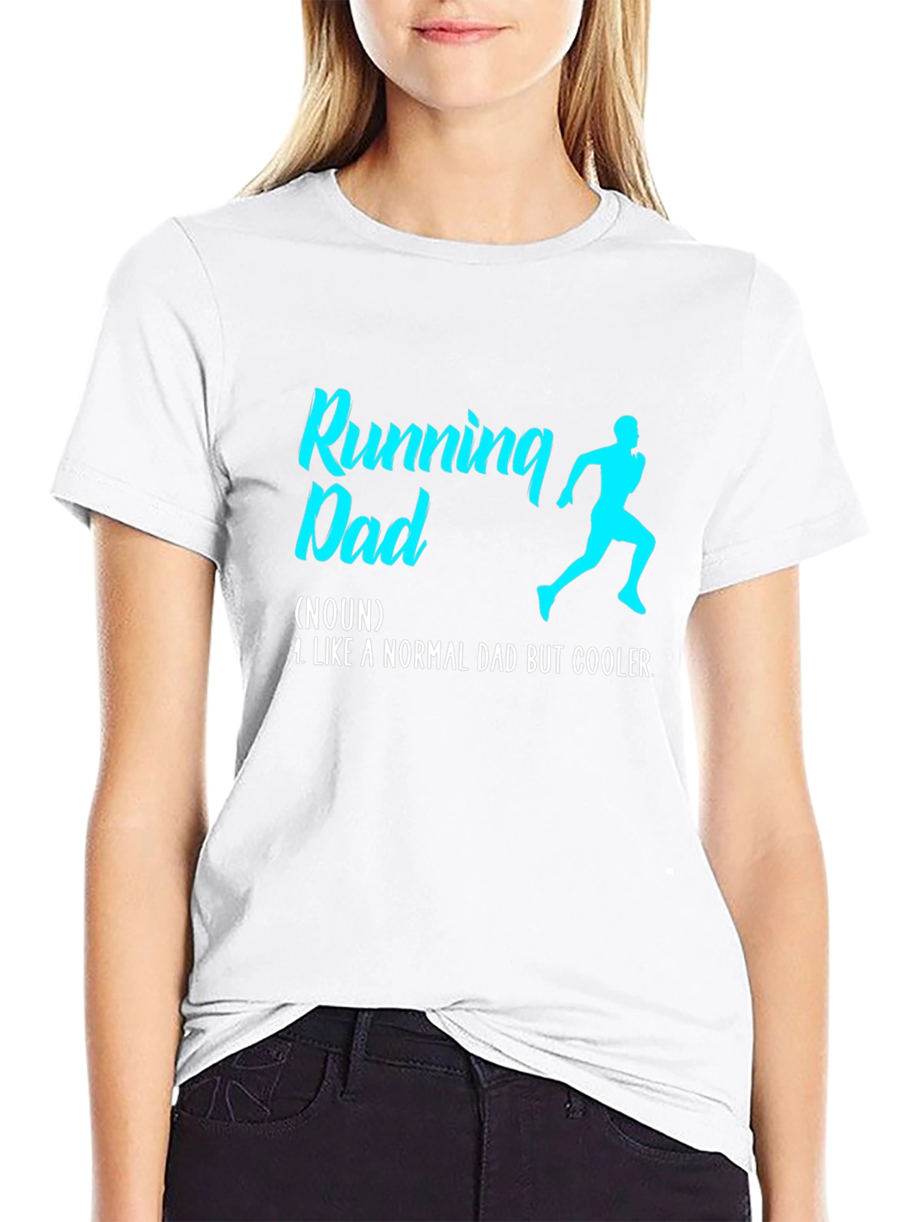 Running Dad Definition T-Shirt - Cool Fathers Day Gift