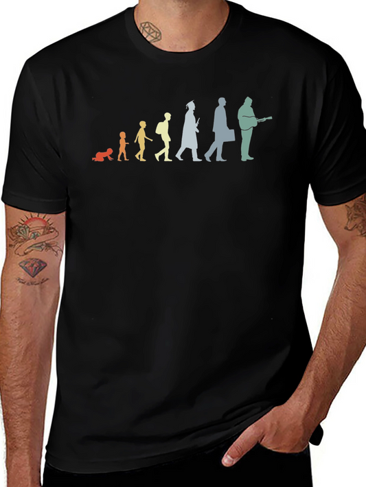 Evolution of a Musician Black T-Shirt