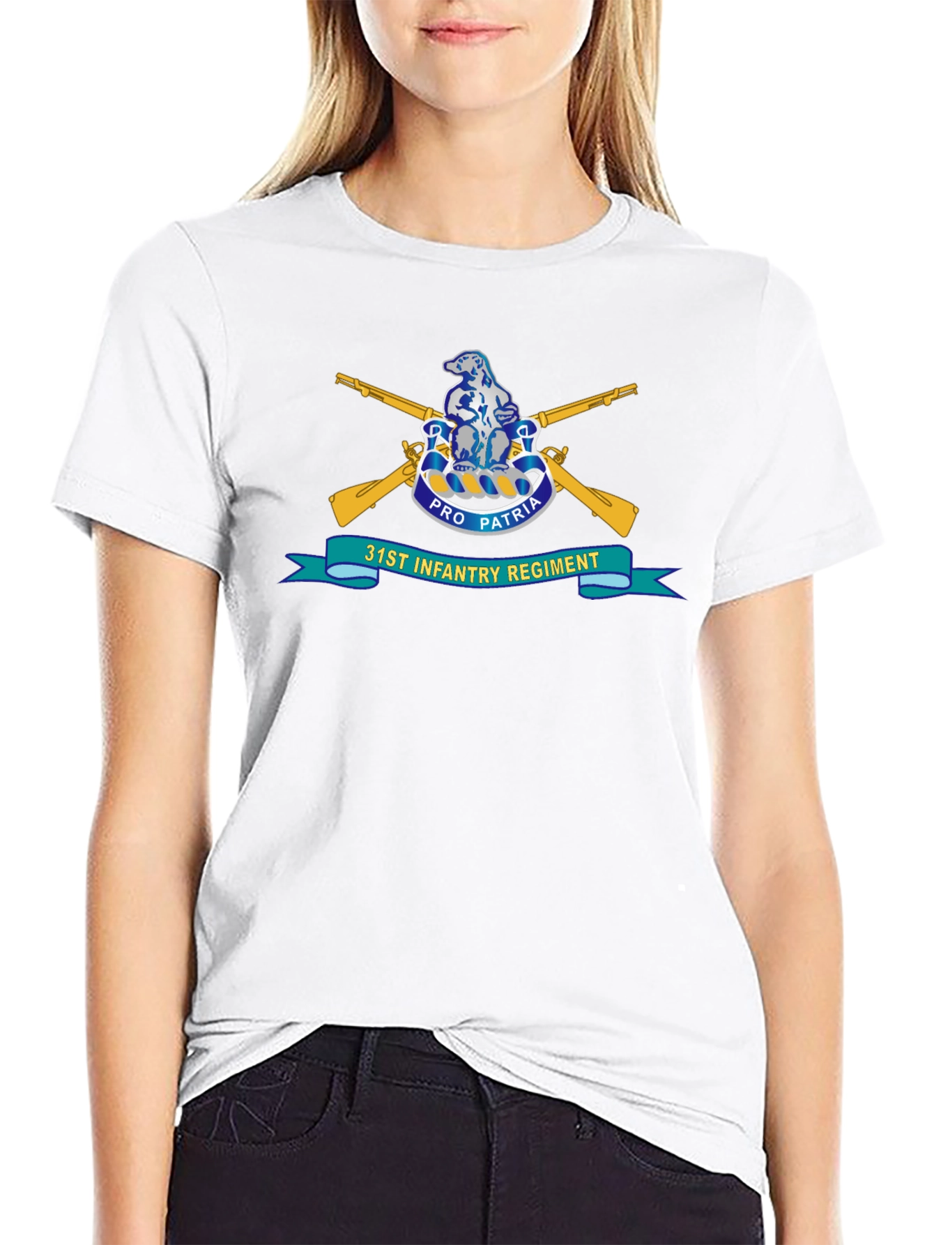 31st Infantry Regiment T-Shirt - Black