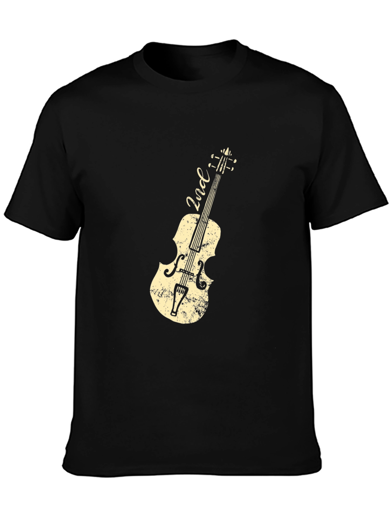 2nd Fiddle Black Graphic Tee