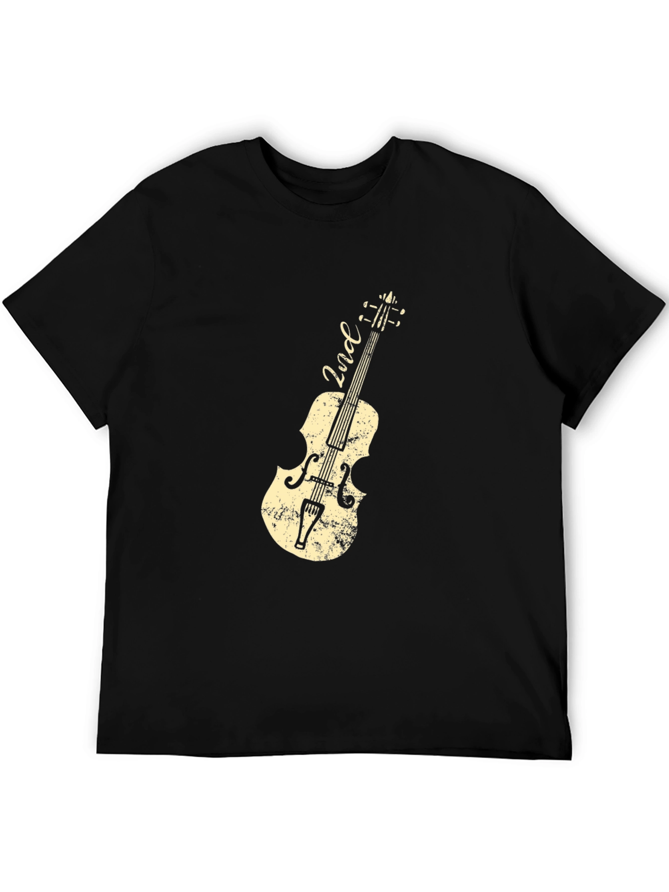 2nd Fiddle Black Graphic Tee