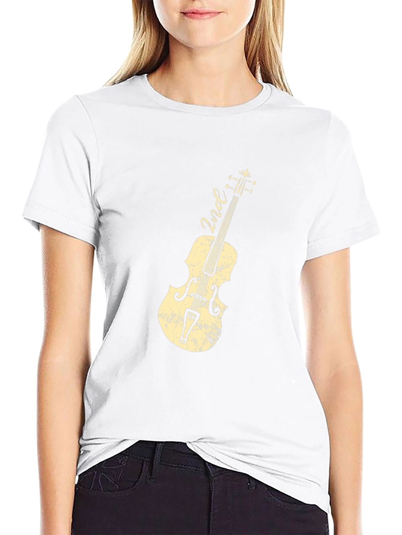 2nd Fiddle Black Graphic Tee