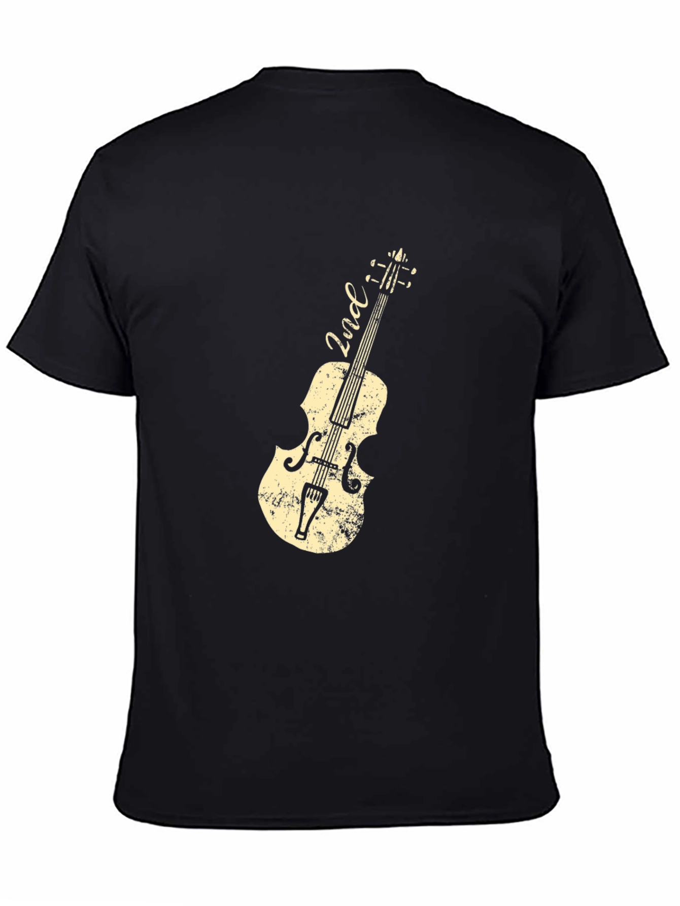 2nd Fiddle Black Graphic Tee