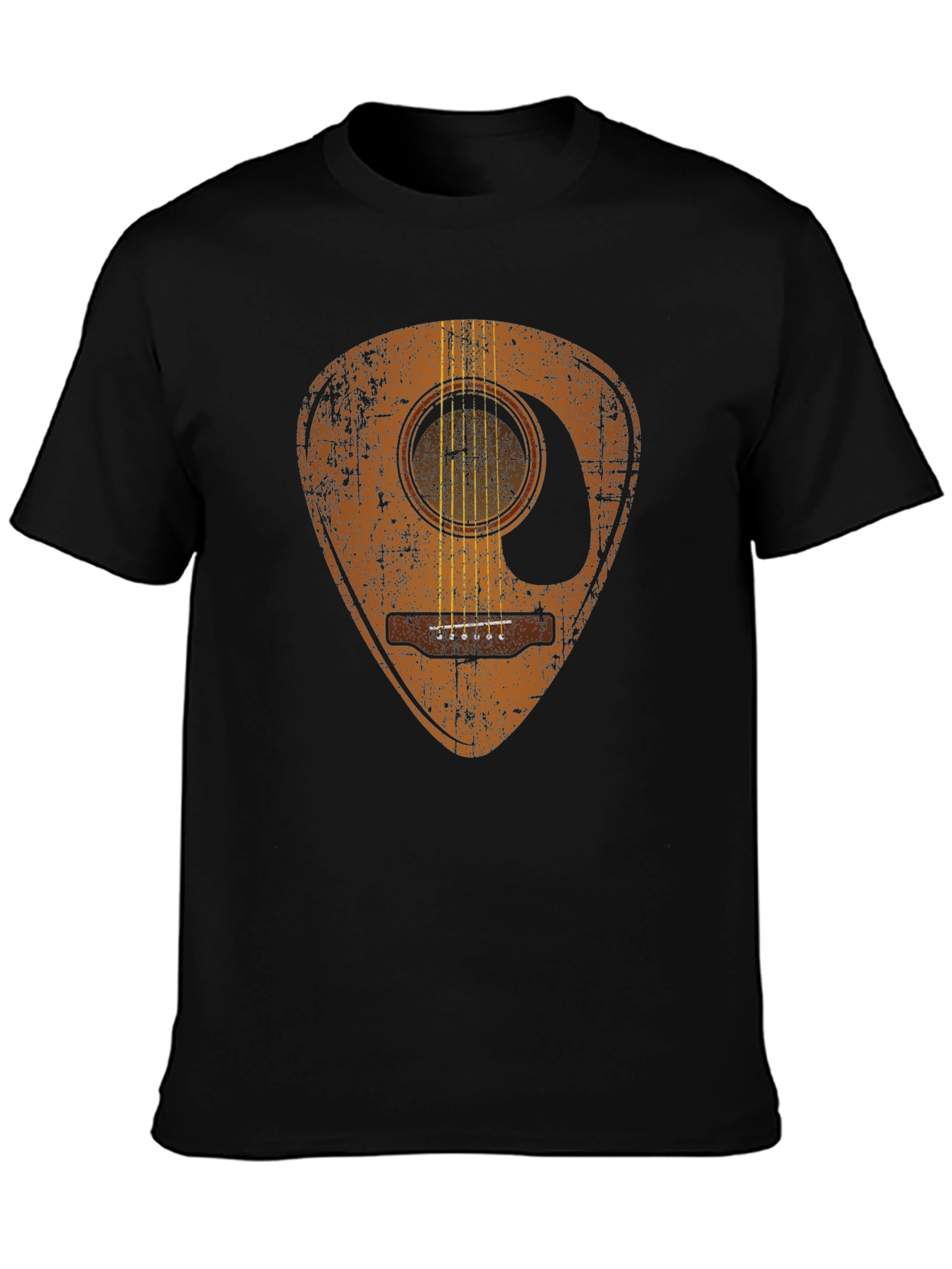 Guitar Pick Acoustic Graphic Tee