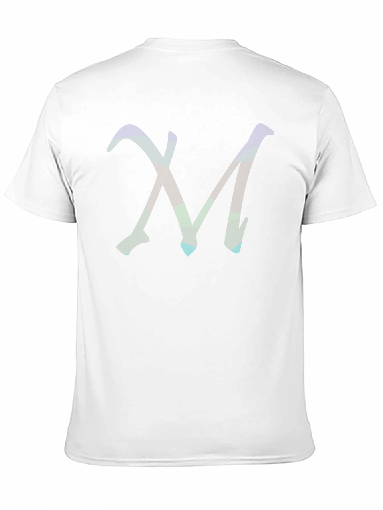 Abstract M Graphic Tee - Modern Black T-Shirt