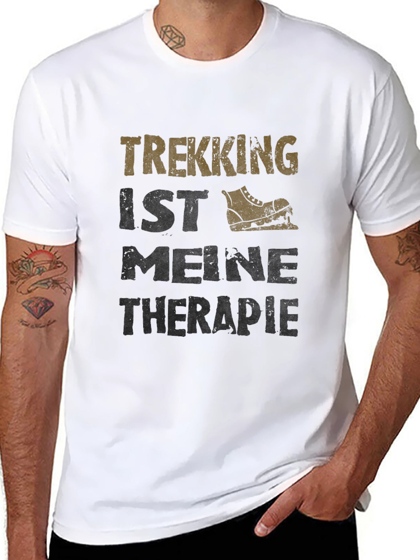 Trekking is My Therapy T-Shirt