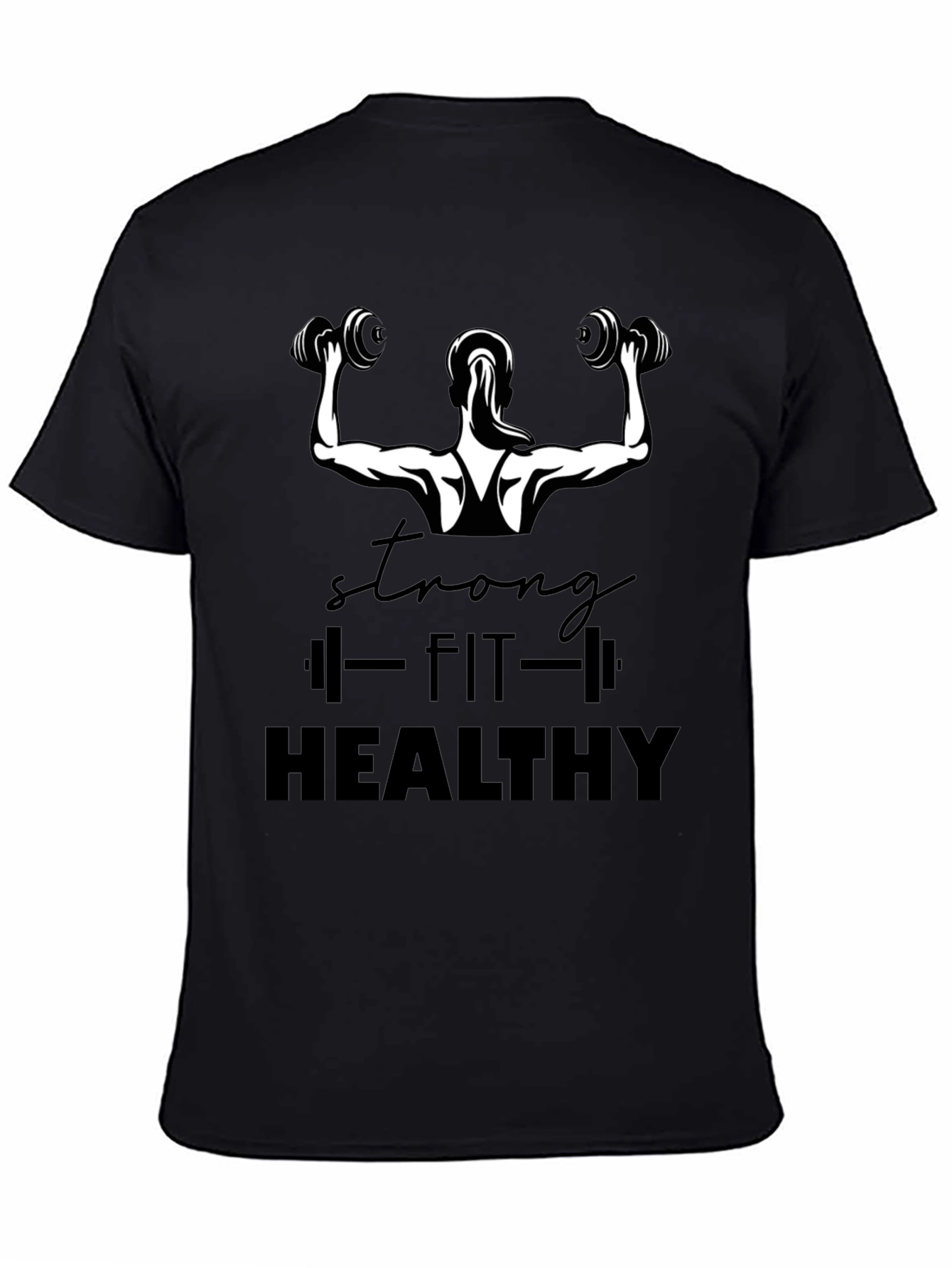 Strong Fit Healthy Workout T-Shirt