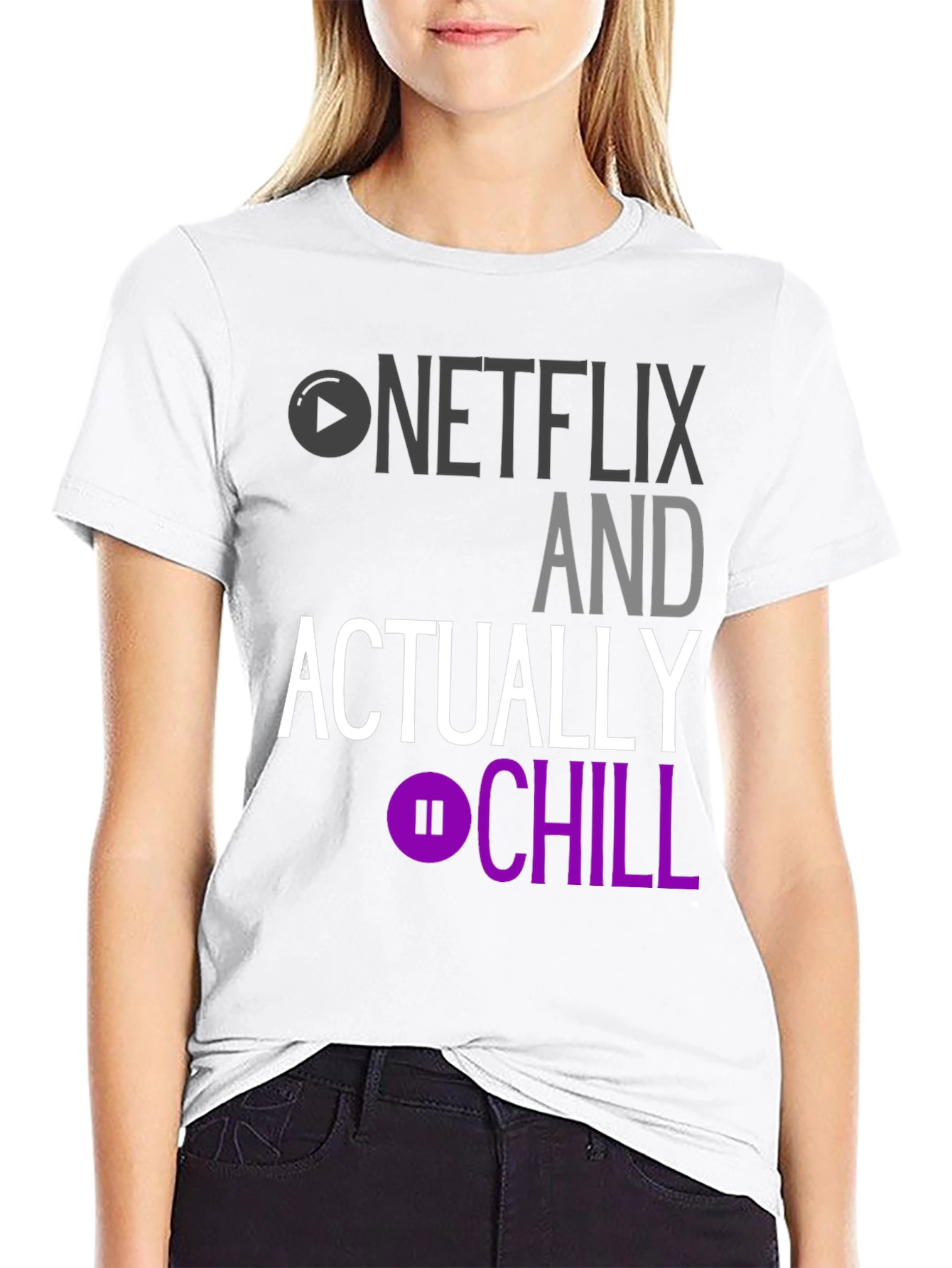 Netflix and Actually Chill T-Shirt