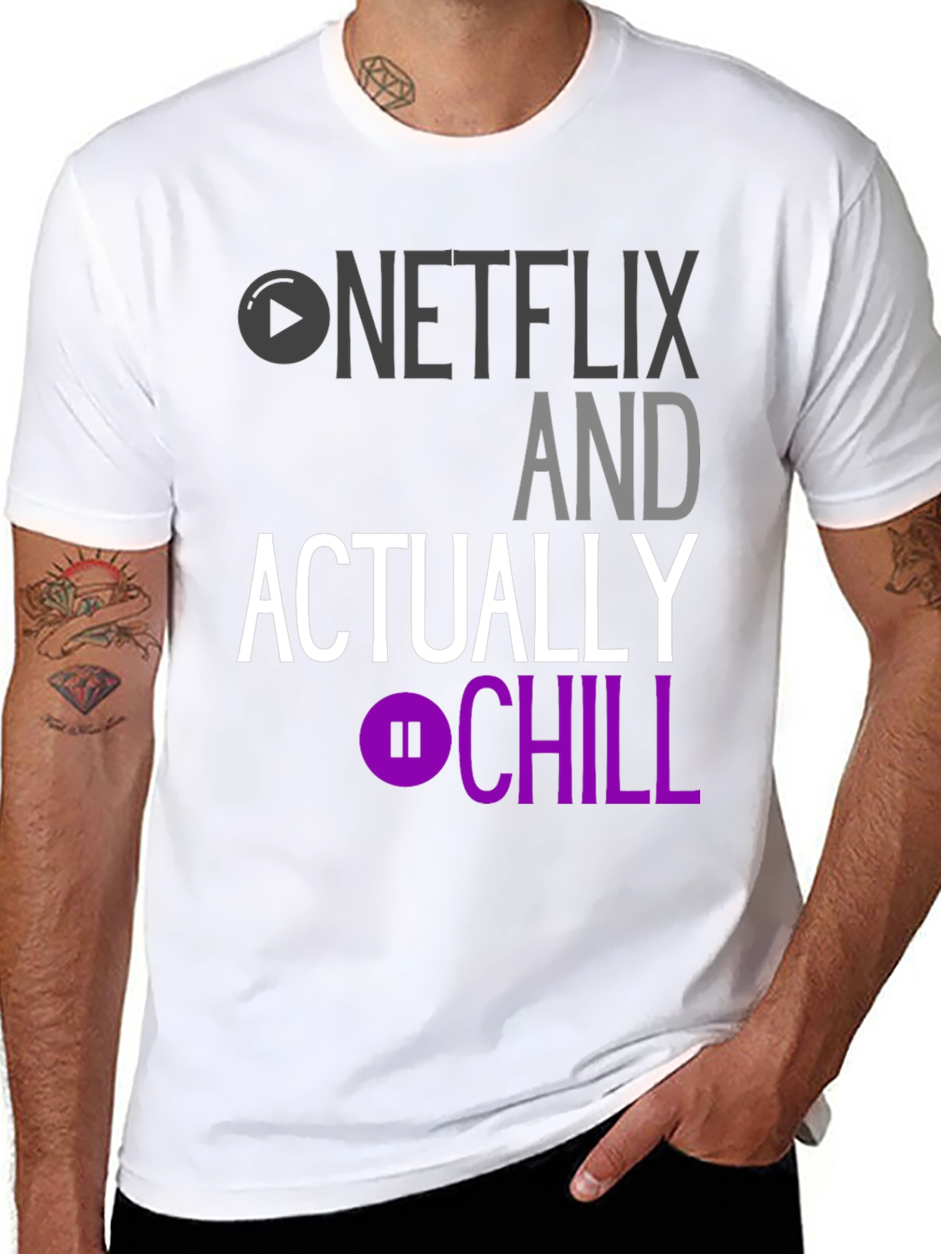 Netflix and Actually Chill T-Shirt