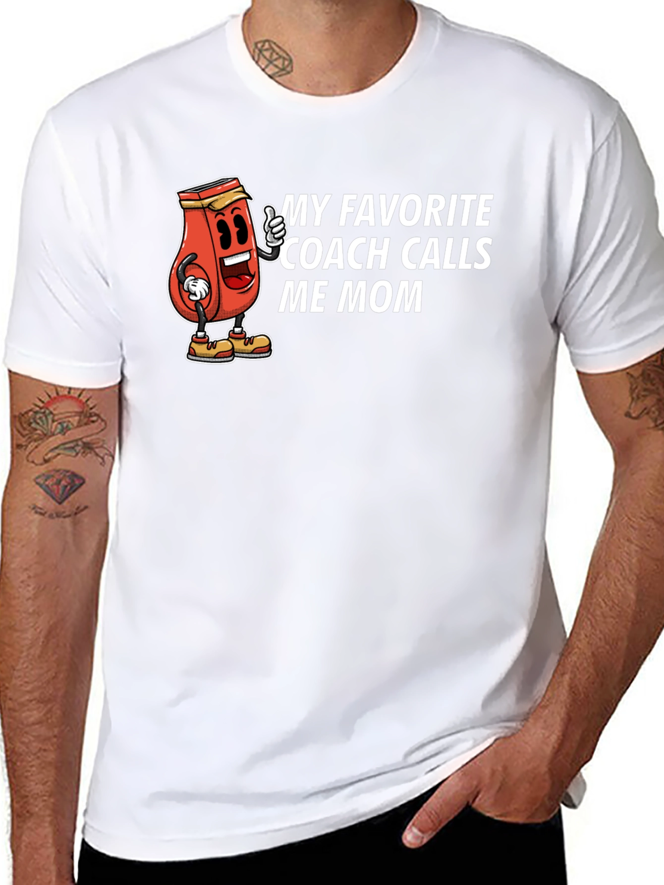 My Favorite Coach Calls Me Mom Graphic Tee