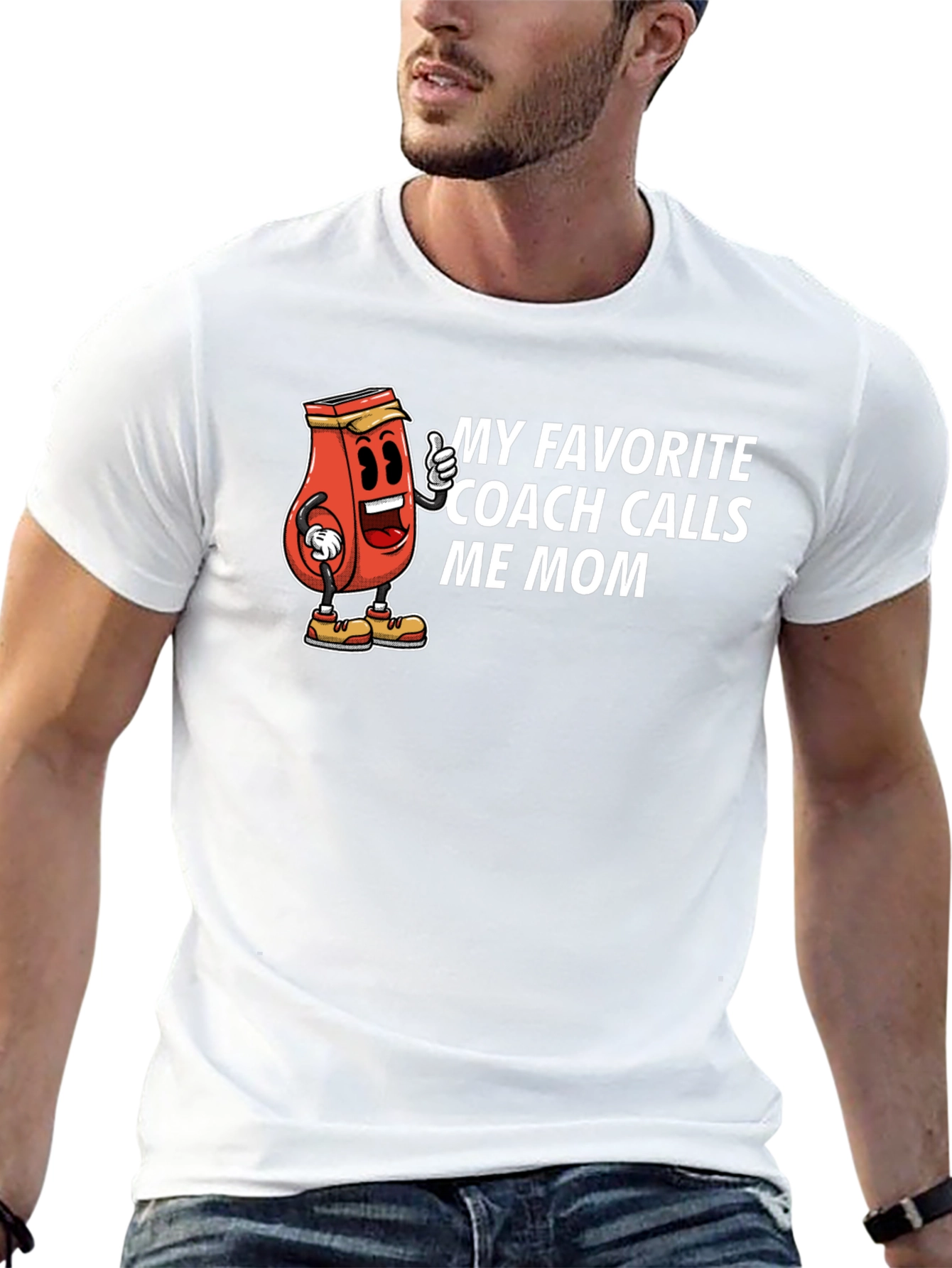 My Favorite Coach Calls Me Mom Graphic Tee
