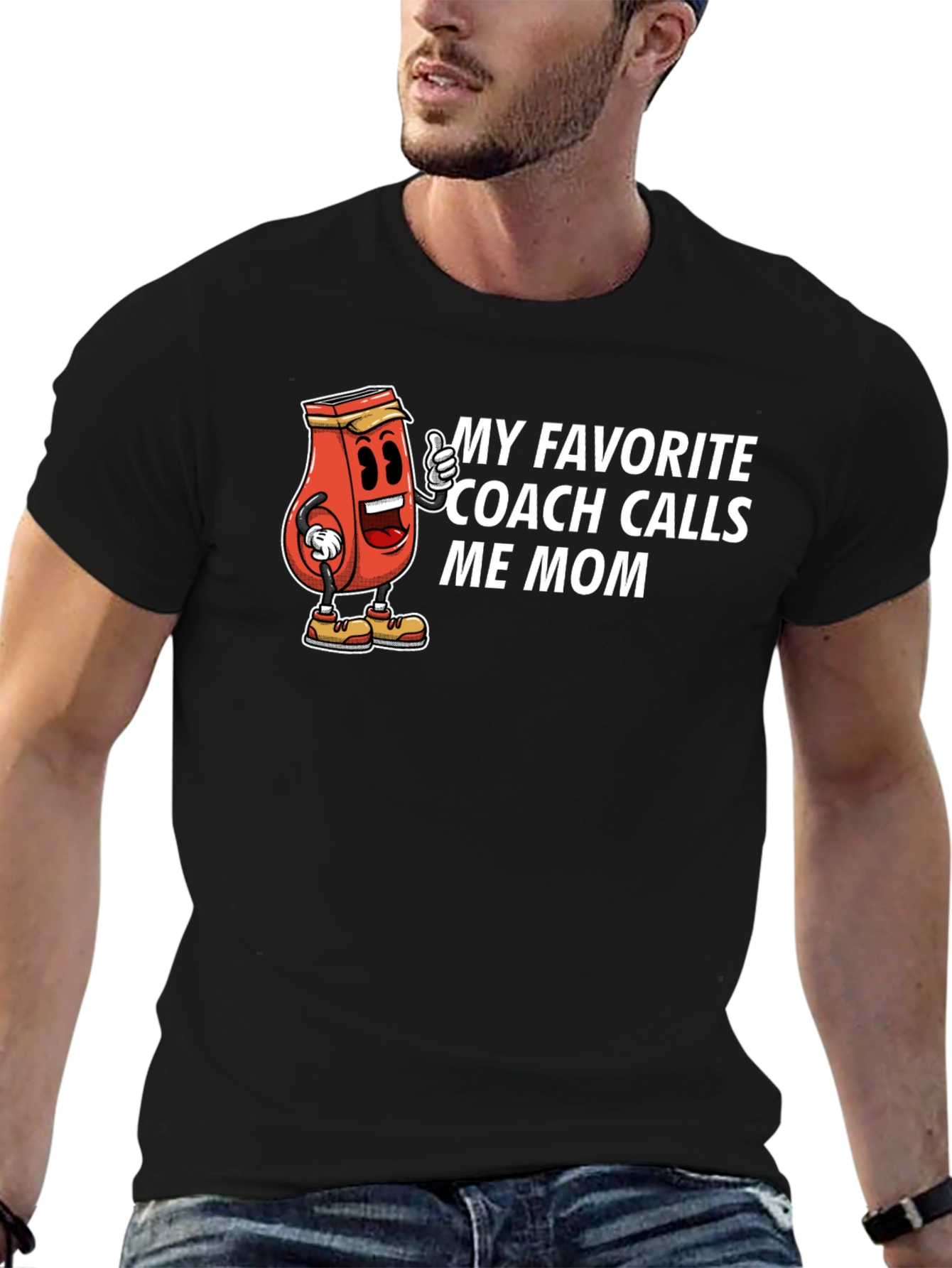 My Favorite Coach Calls Me Mom Graphic Tee