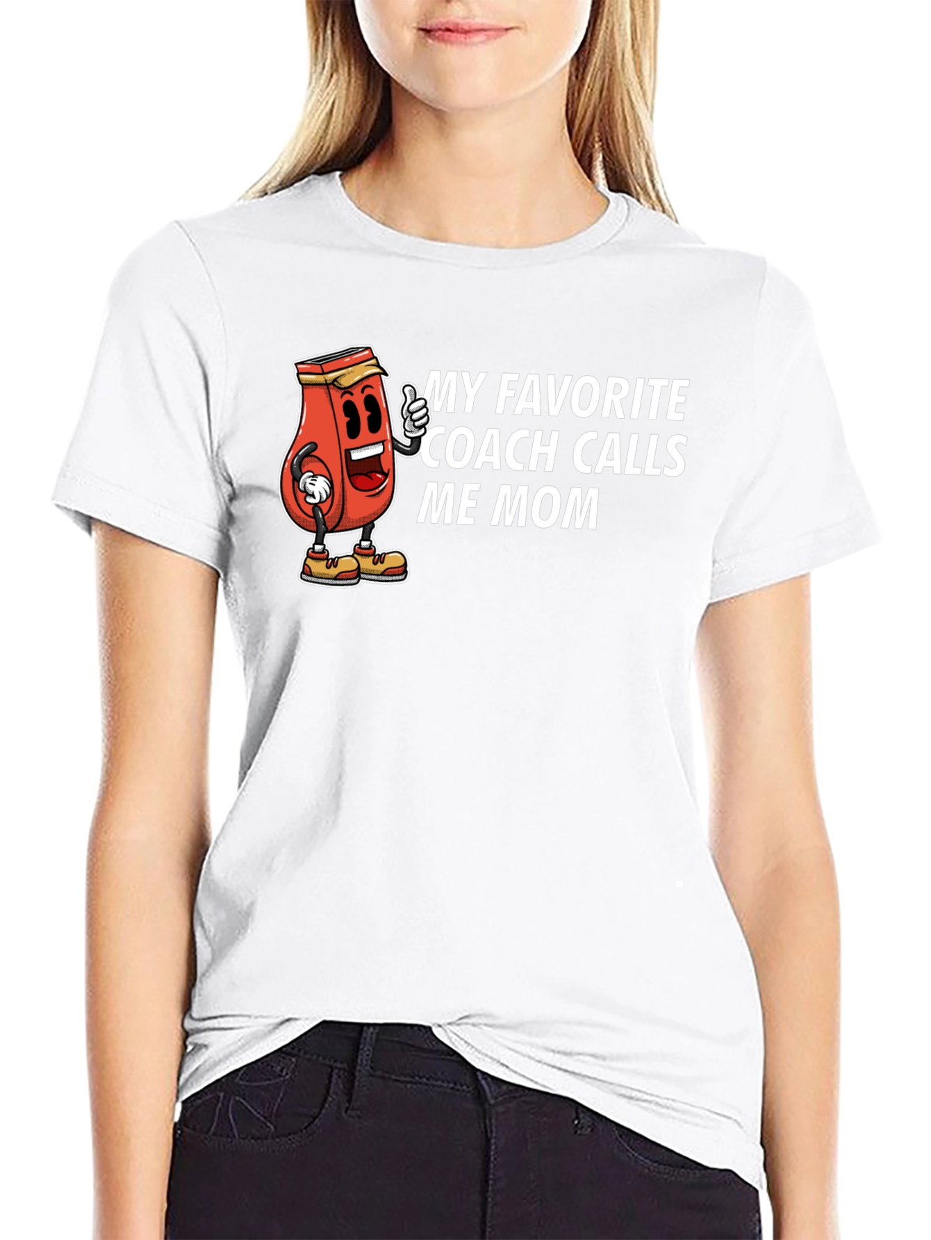 My Favorite Coach Calls Me Mom Graphic Tee