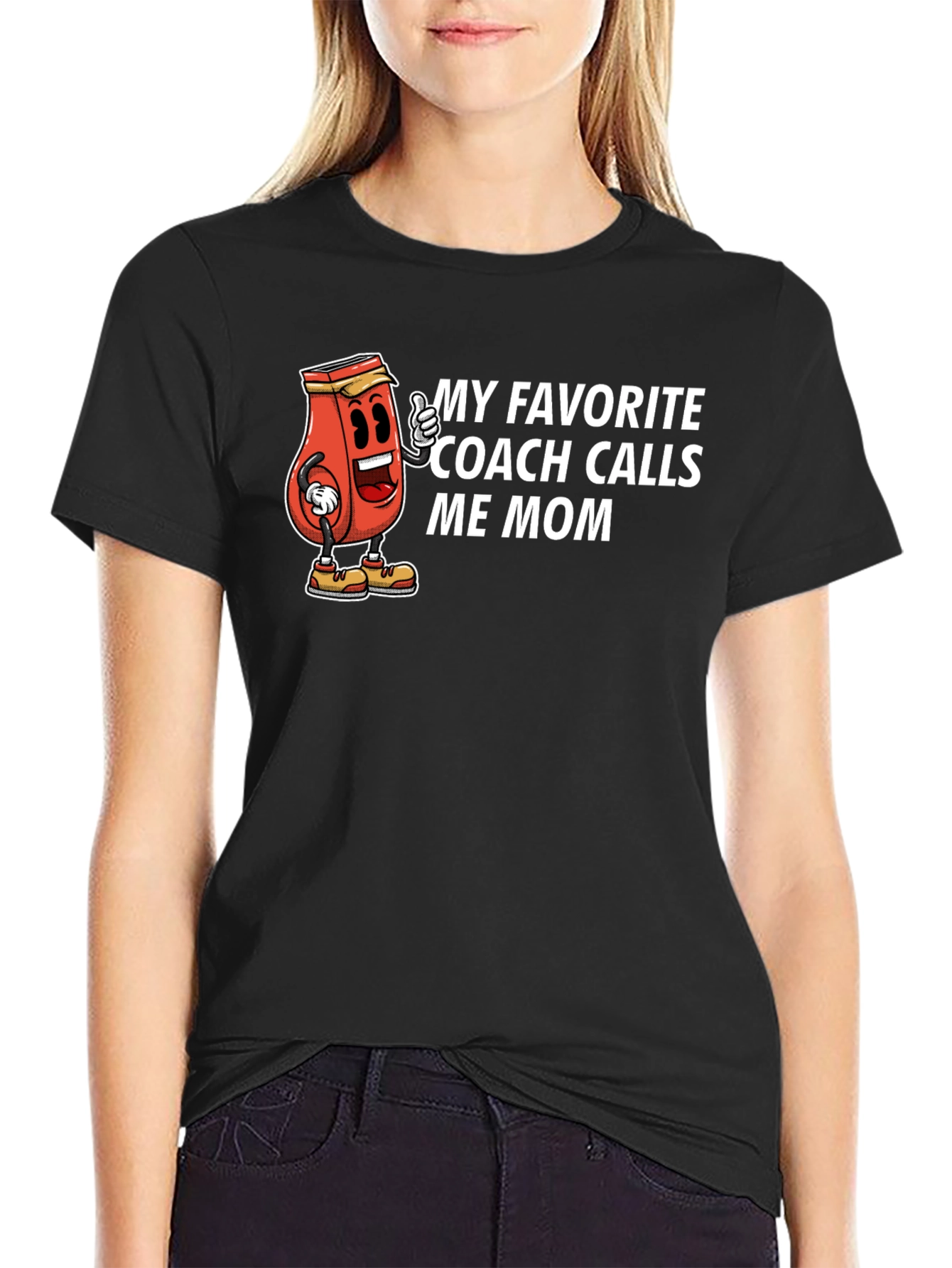 My Favorite Coach Calls Me Mom Graphic Tee