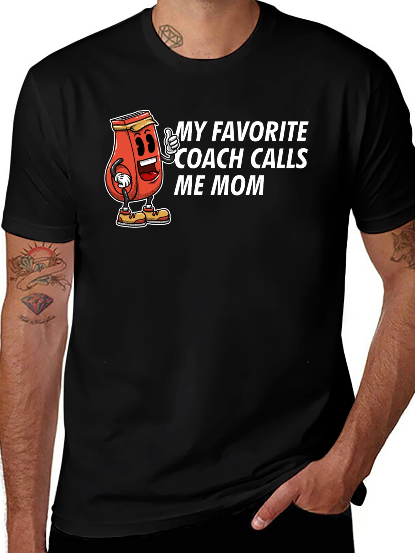 My Favorite Coach Calls Me Mom Graphic Tee