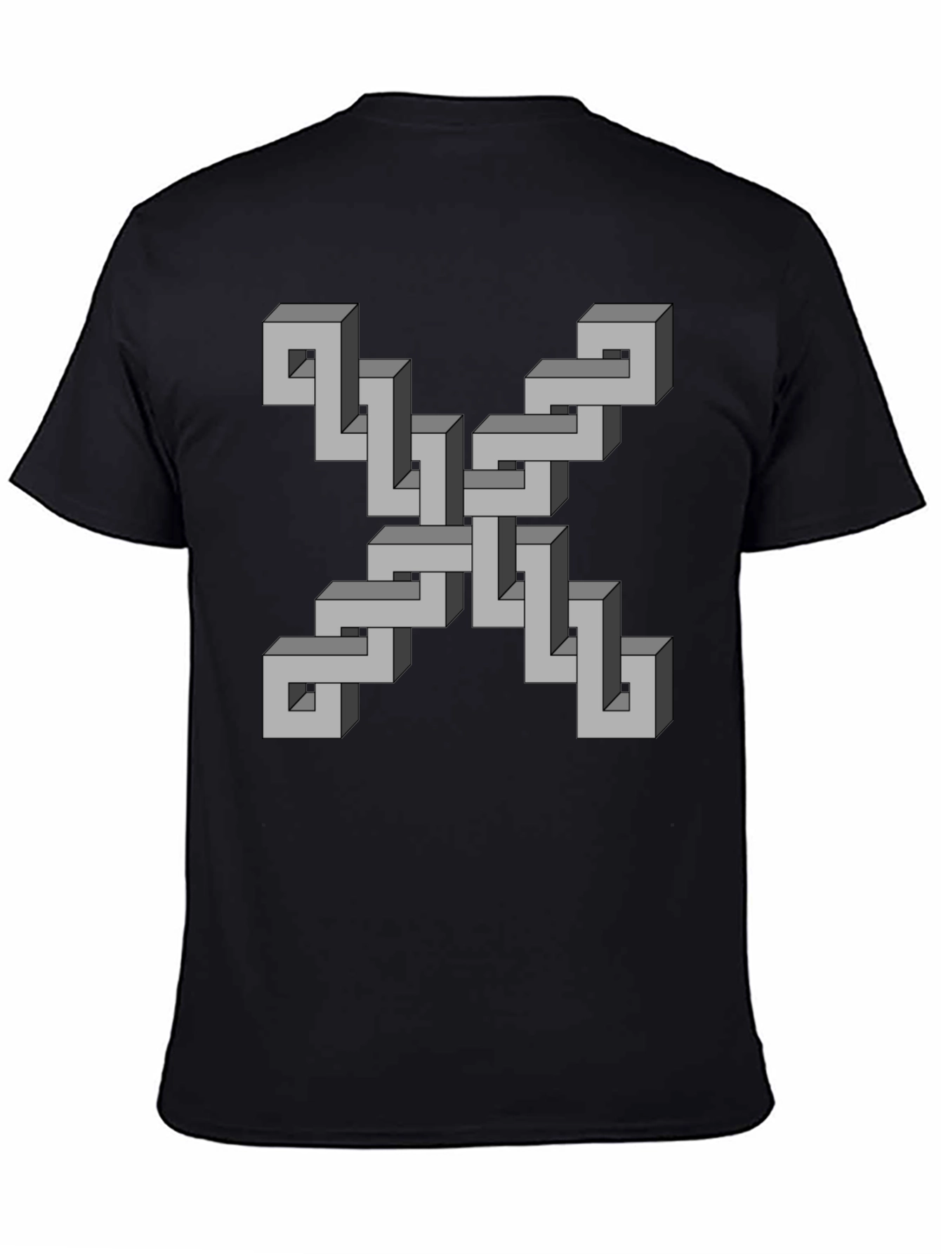 Optical Illusion Geometric T-Shirt