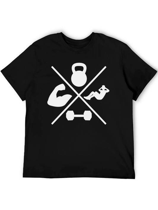Fitness Motivation Black T-Shirt