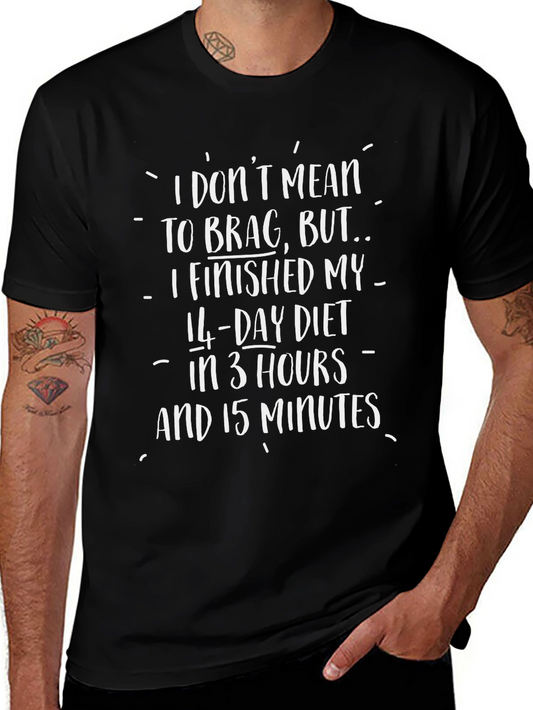 Funny Diet T-Shirt - 14-Day Diet in 3 Hours!