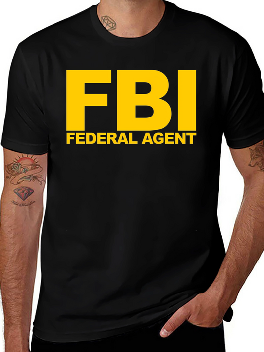 FBI Federal Agent Graphic T-Shirt