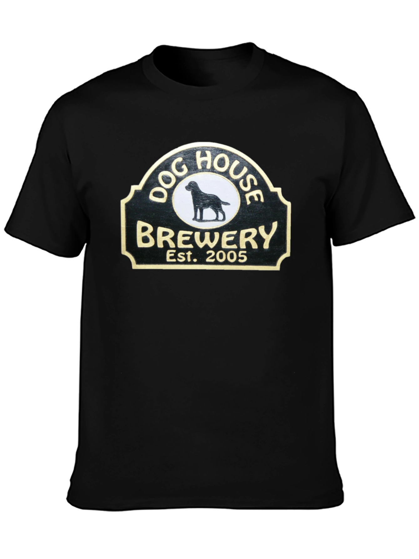 Dog House Brewery T-Shirt - Est. 2005 Black Tee