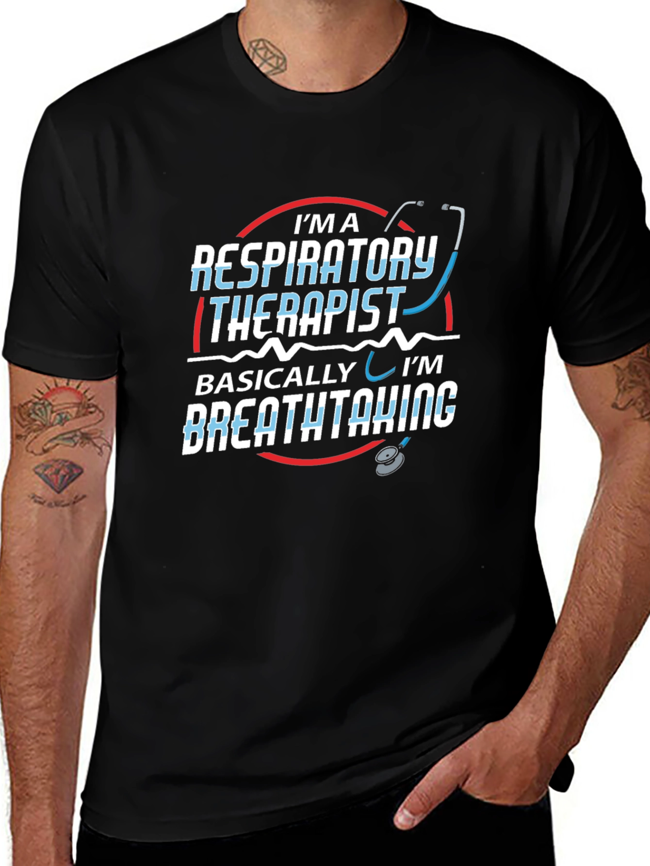 Respiratory Therapist Breathtaking Graphic Tee