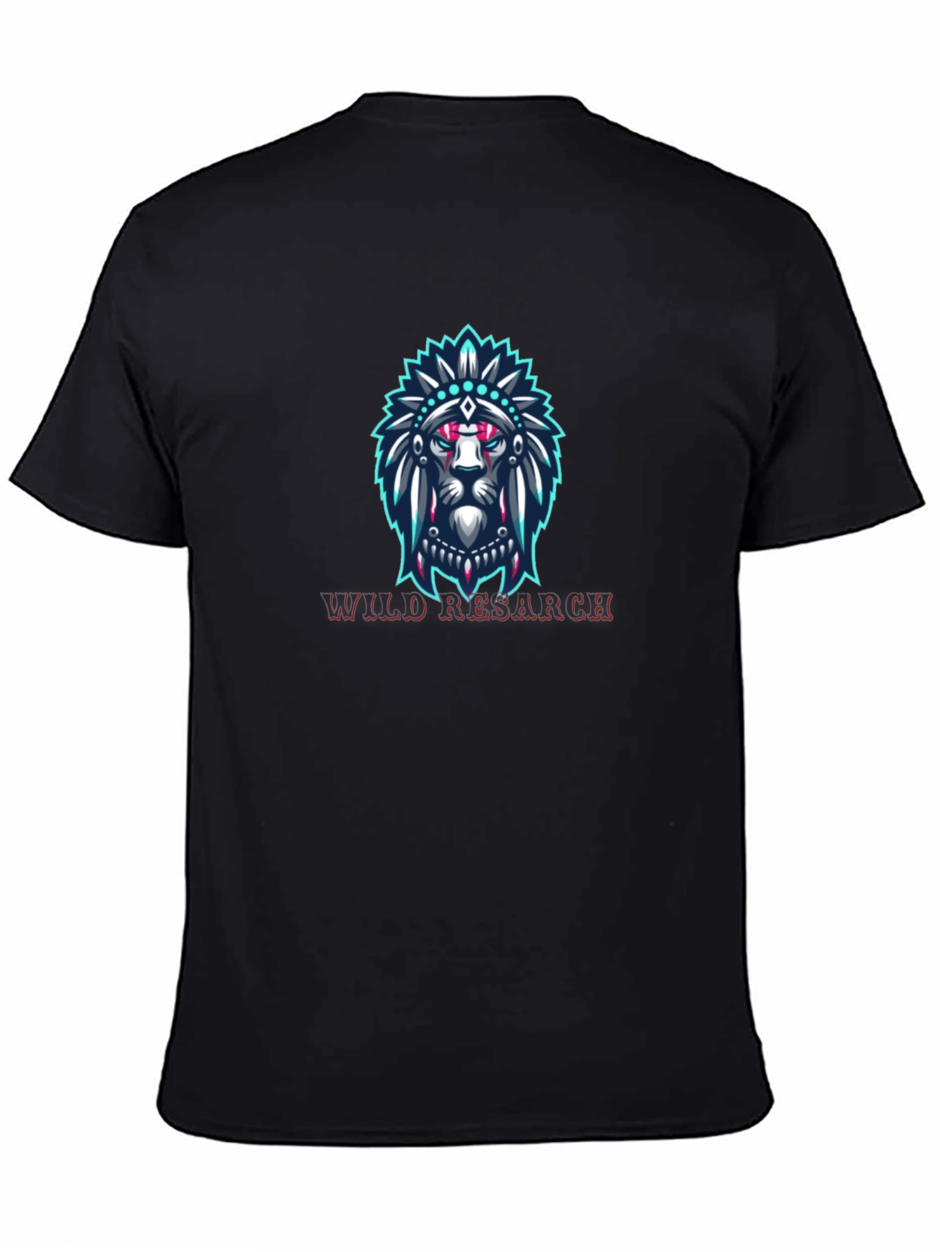 Lion Headdress Graphic Tee - Wild Research