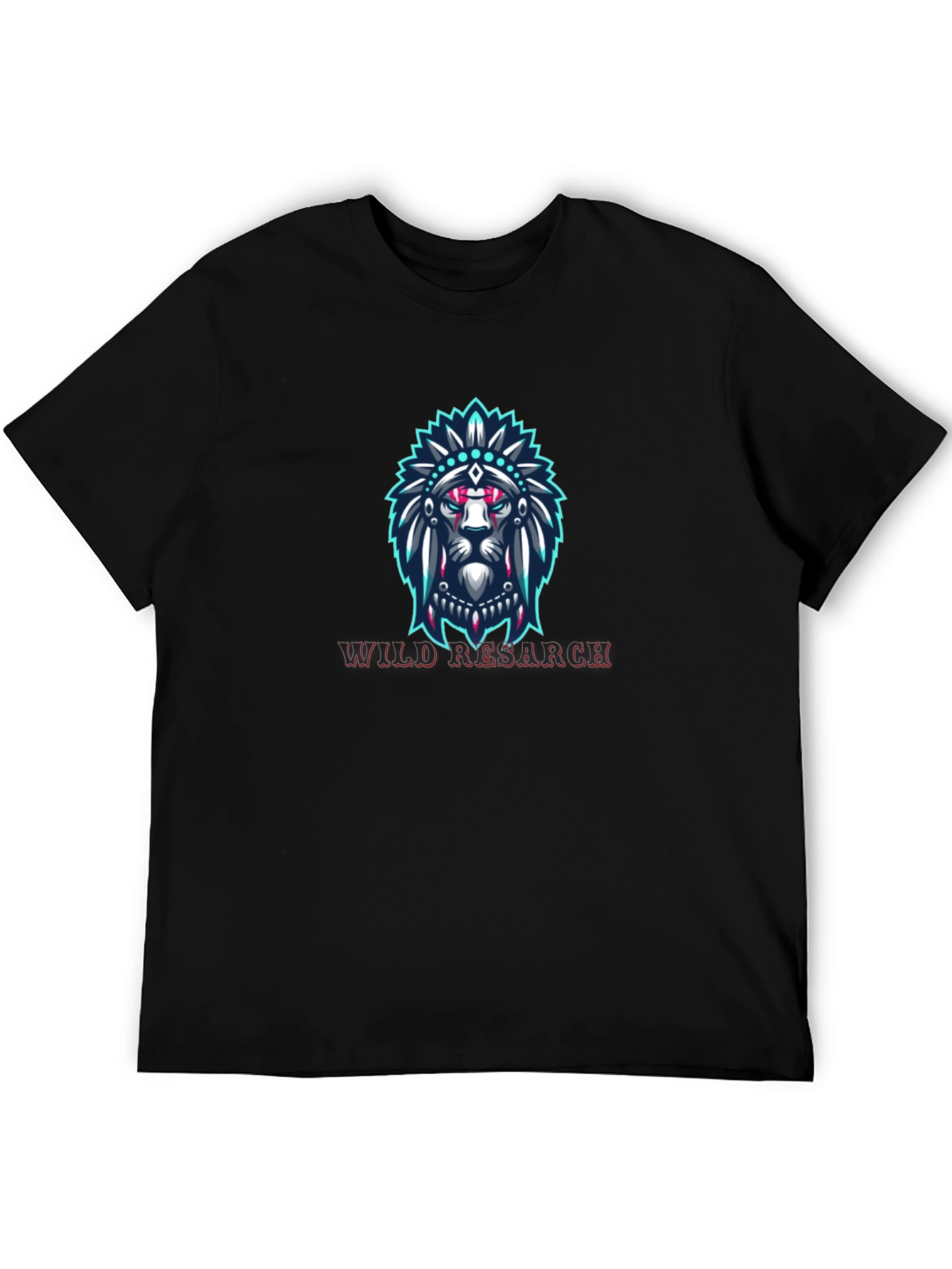 Lion Headdress Graphic Tee - Wild Research