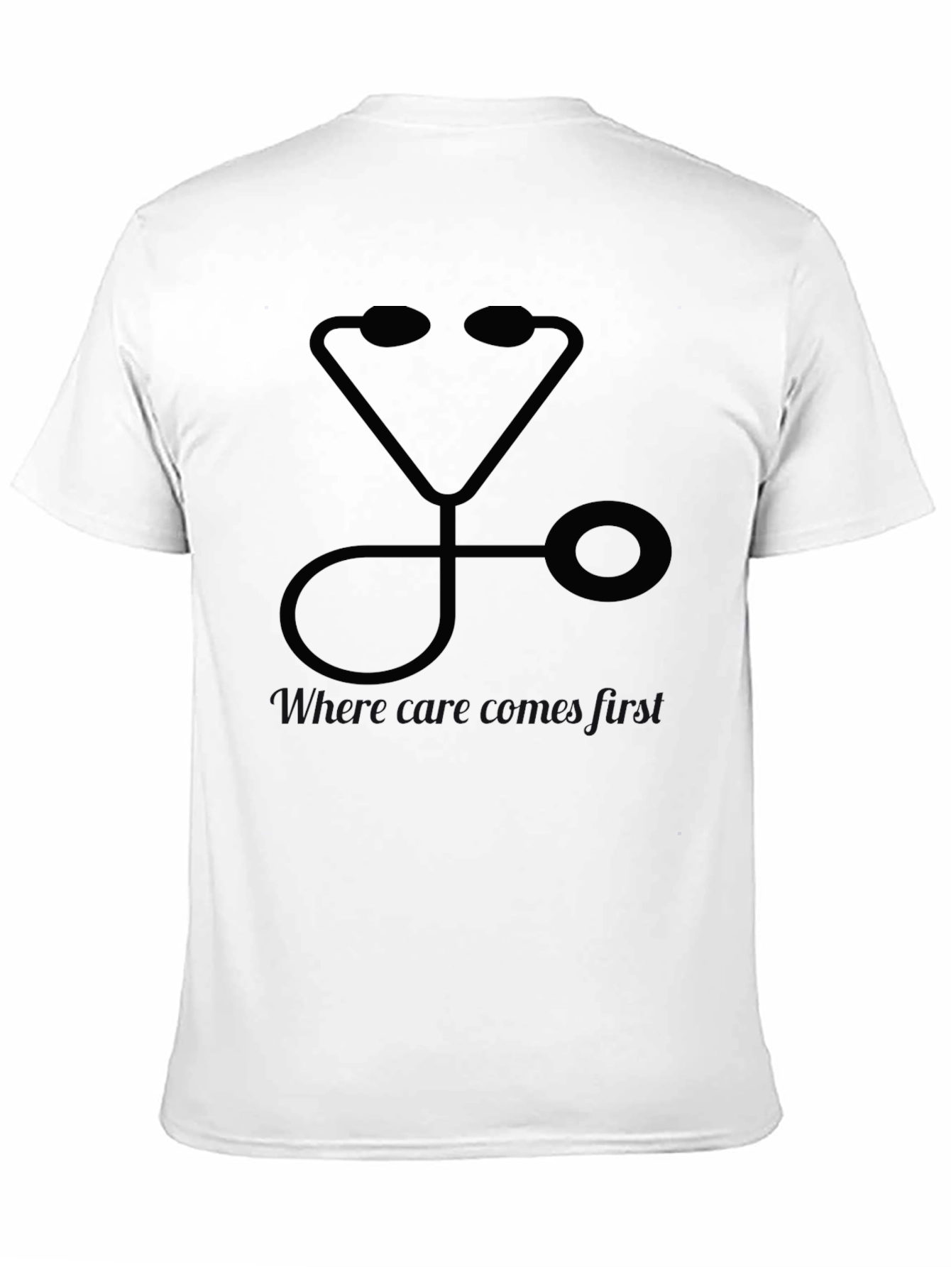 Stethoscope Graphic Tee - Black