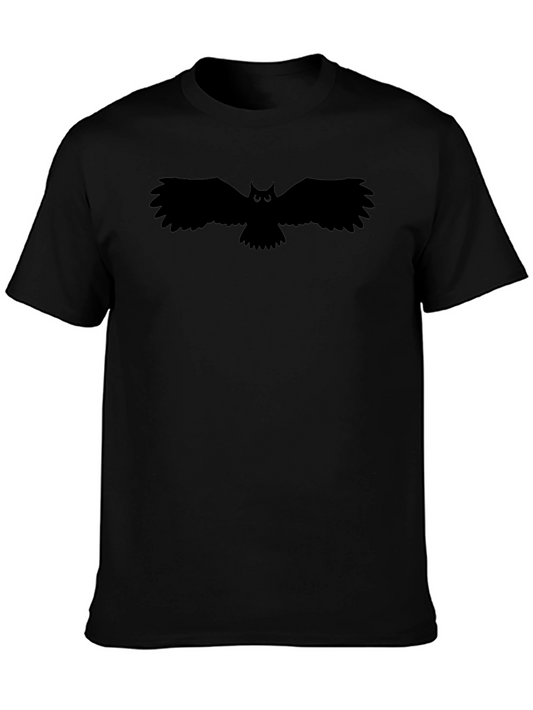 Black Owl Graphic T-Shirt