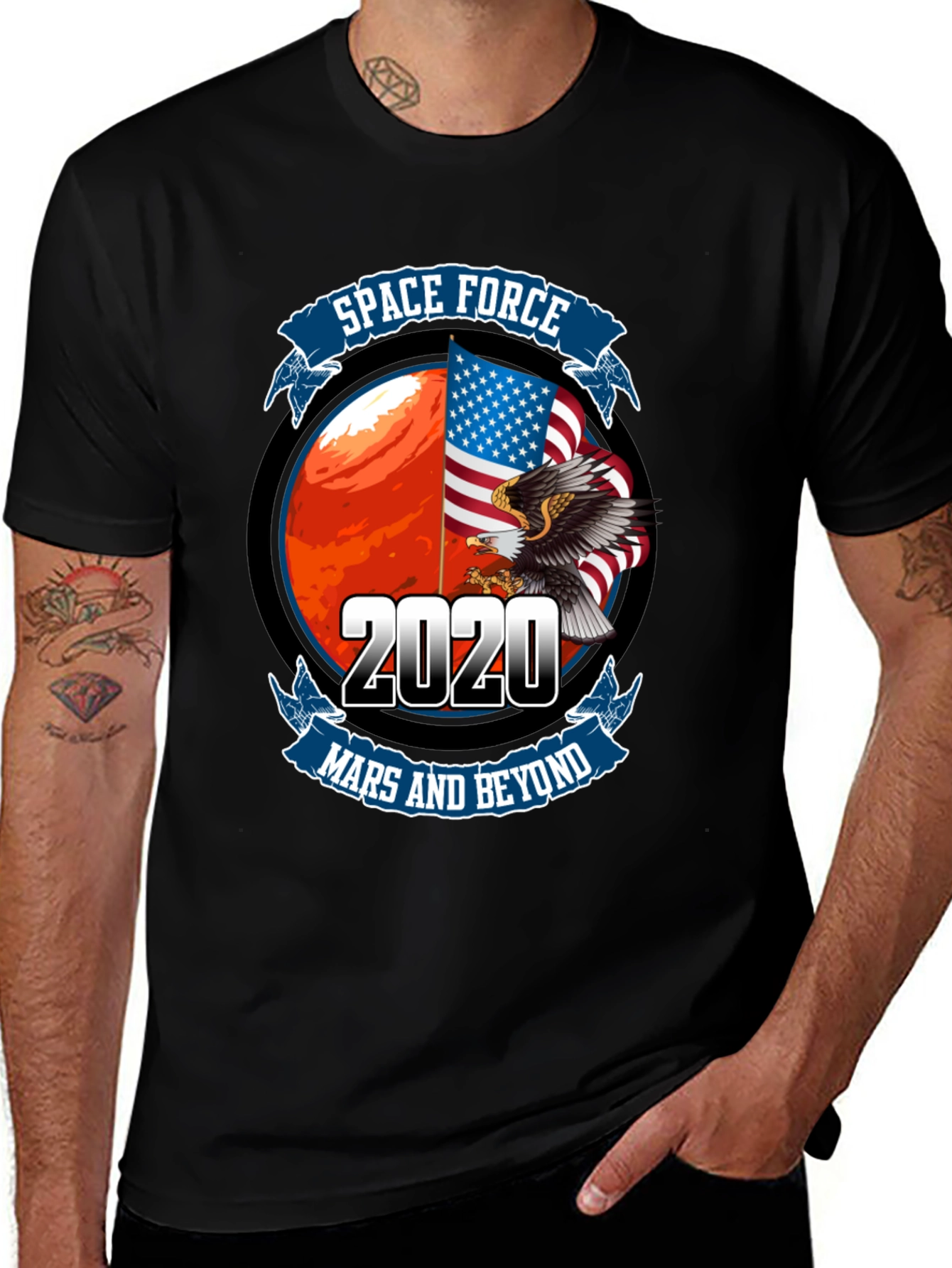 Space Force 2020 Mars and Beyond T-Shirt