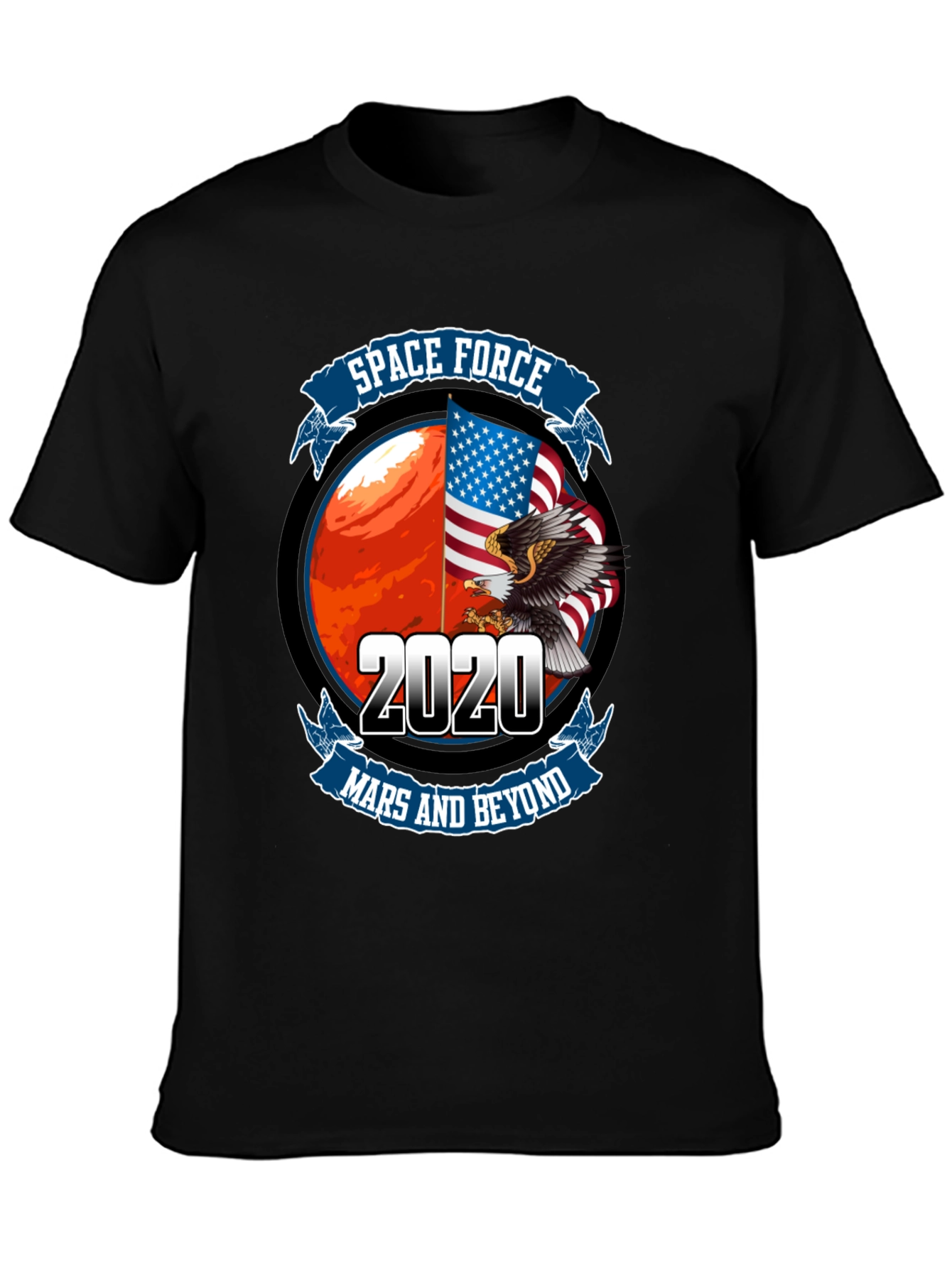 Space Force 2020 Mars and Beyond T-Shirt