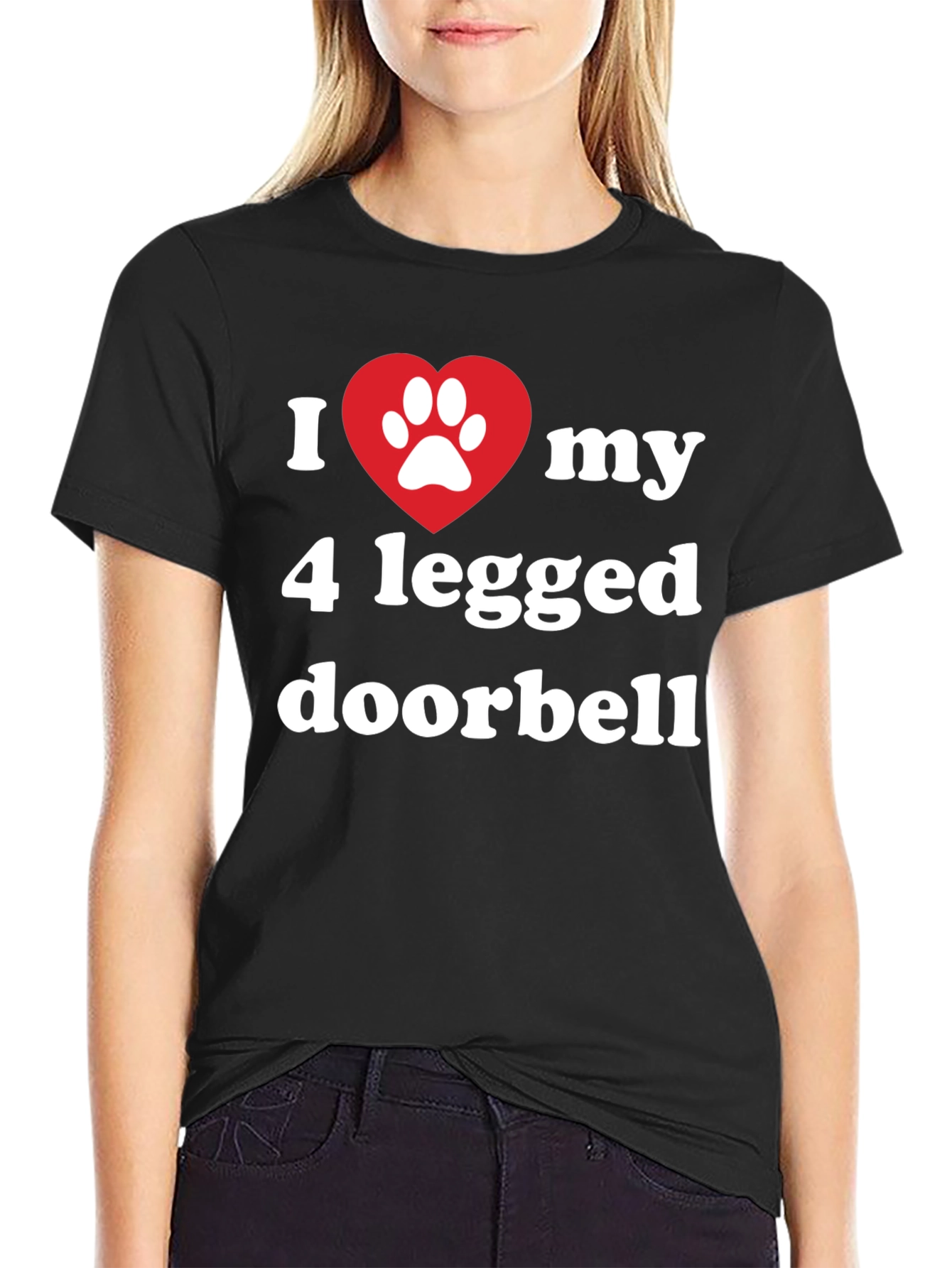 I Heart My 4 Legged Doorbell T-Shirt