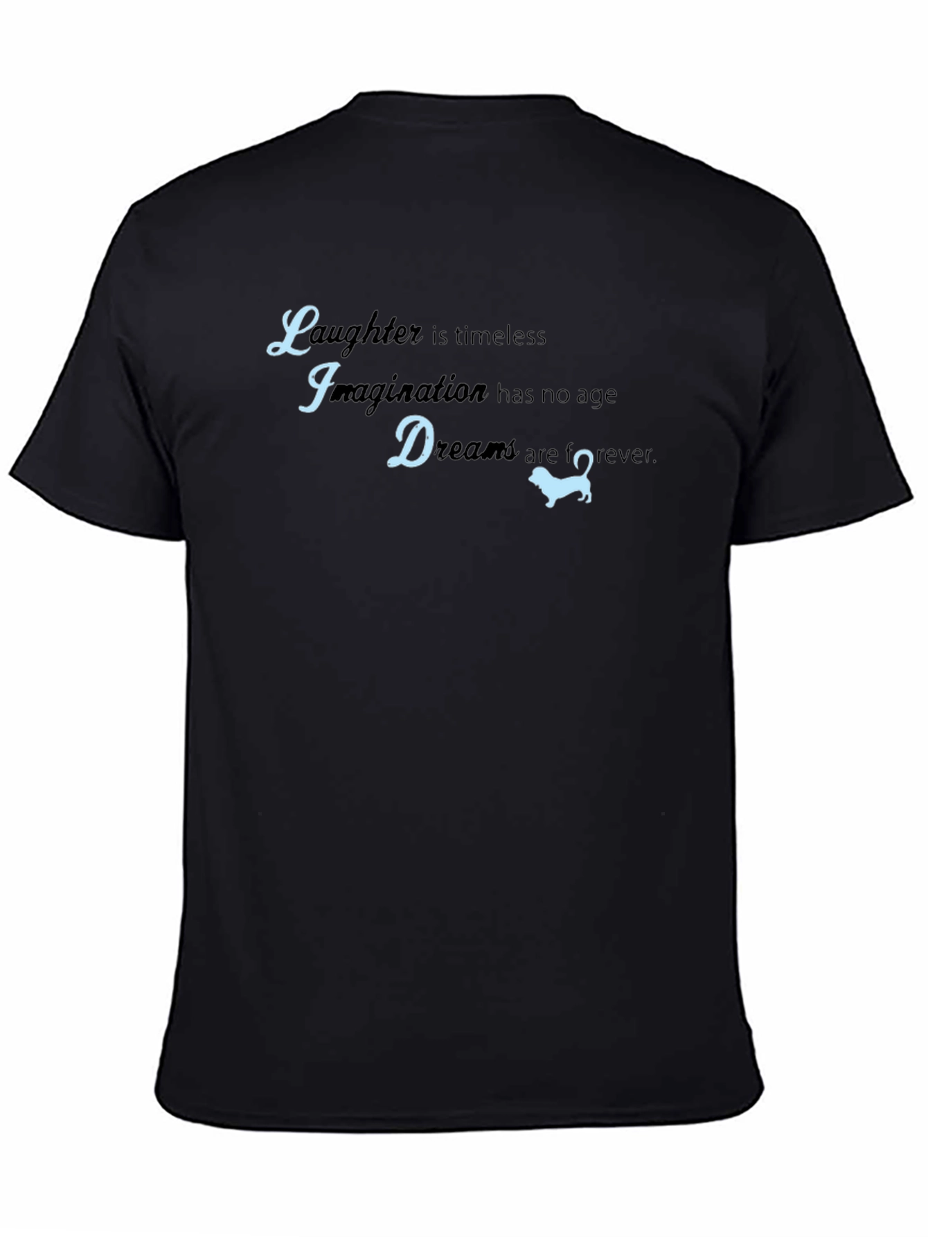 Timeless Dreams Graphic T-Shirt - Black