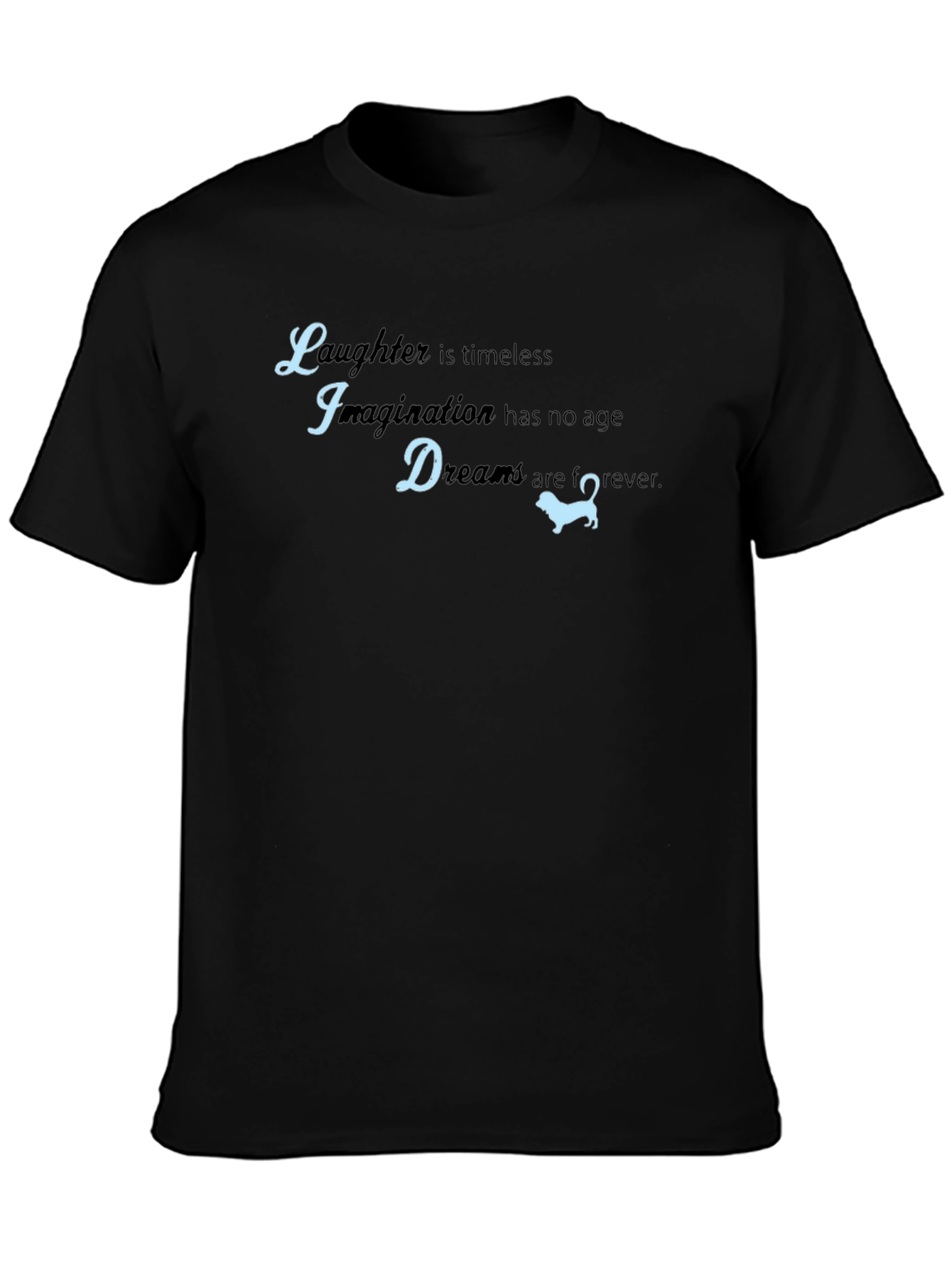 Timeless Dreams Graphic T-Shirt - Black