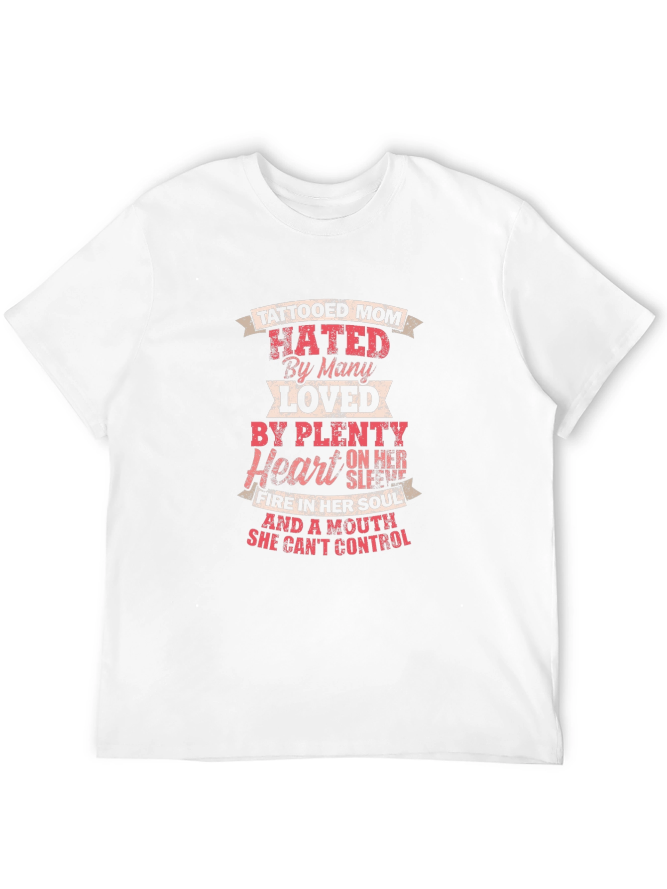 Tattooed Mom Novelty Graphic T-Shirt