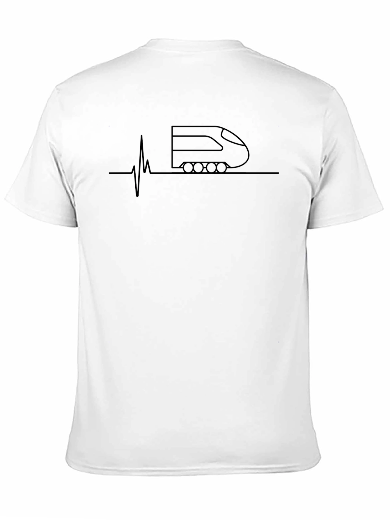 Train Heartbeat T-Shirt - Express Your Passion