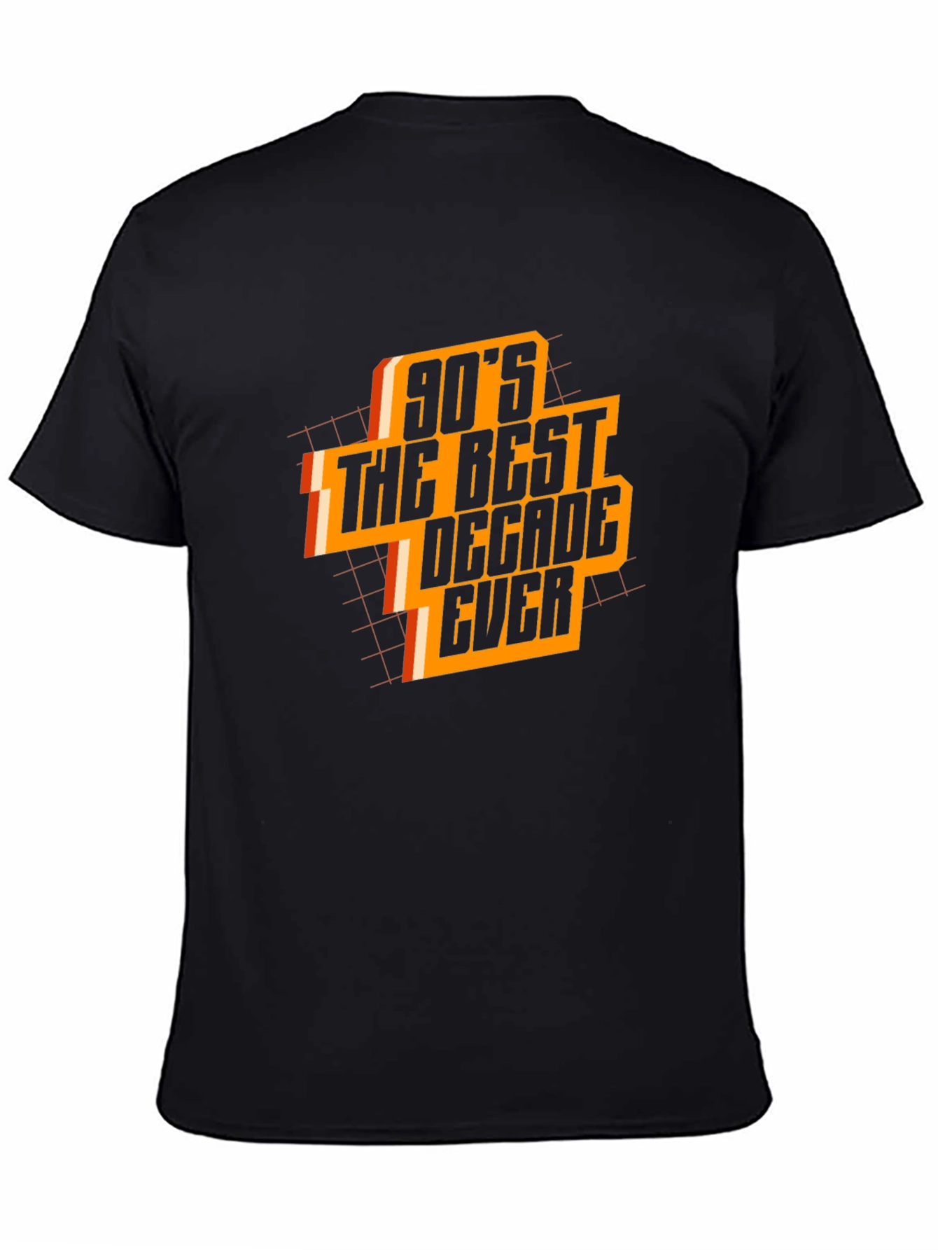 90s The Best Decade Ever Black Graphic Tee
